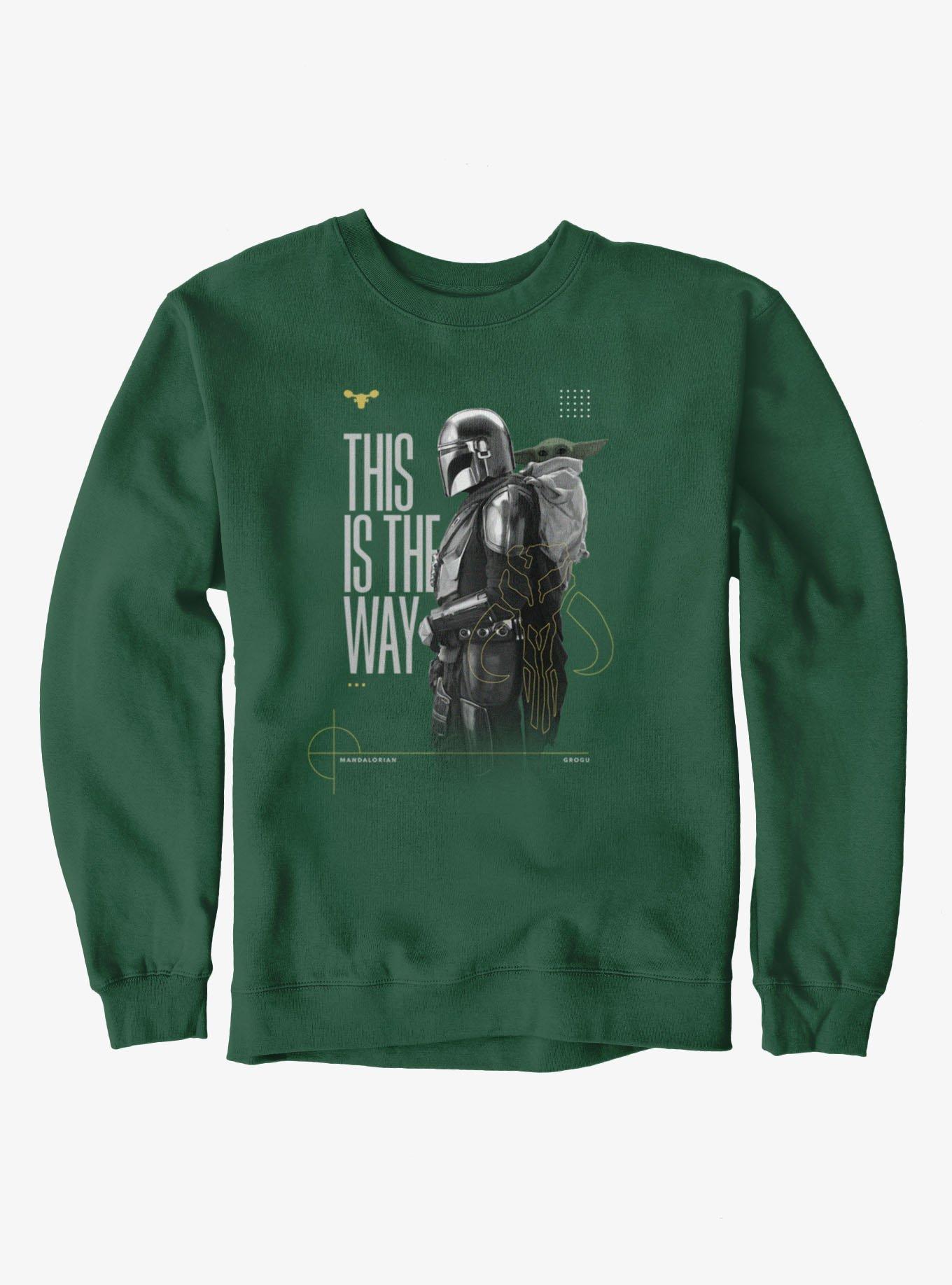 Star Wars The Mandalorian And Grogu This Is The Way Side Pose Sweatshirt, , hi-res