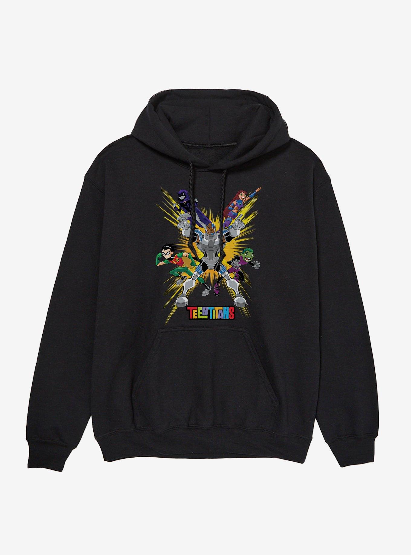 Teen Titans Into Action Hoodie, , hi-res