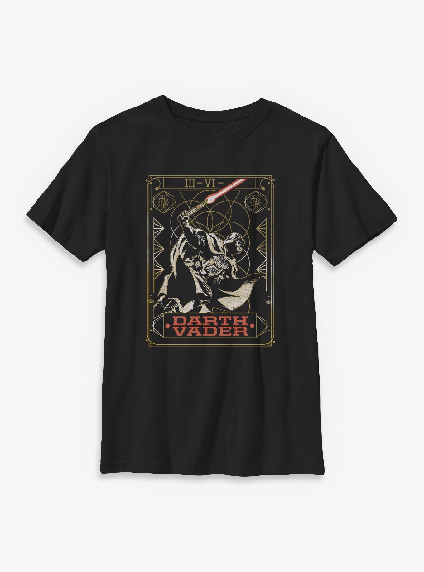 Star Wars Darth Vader Stance Tarot Youth T-Shirt, , hi-res