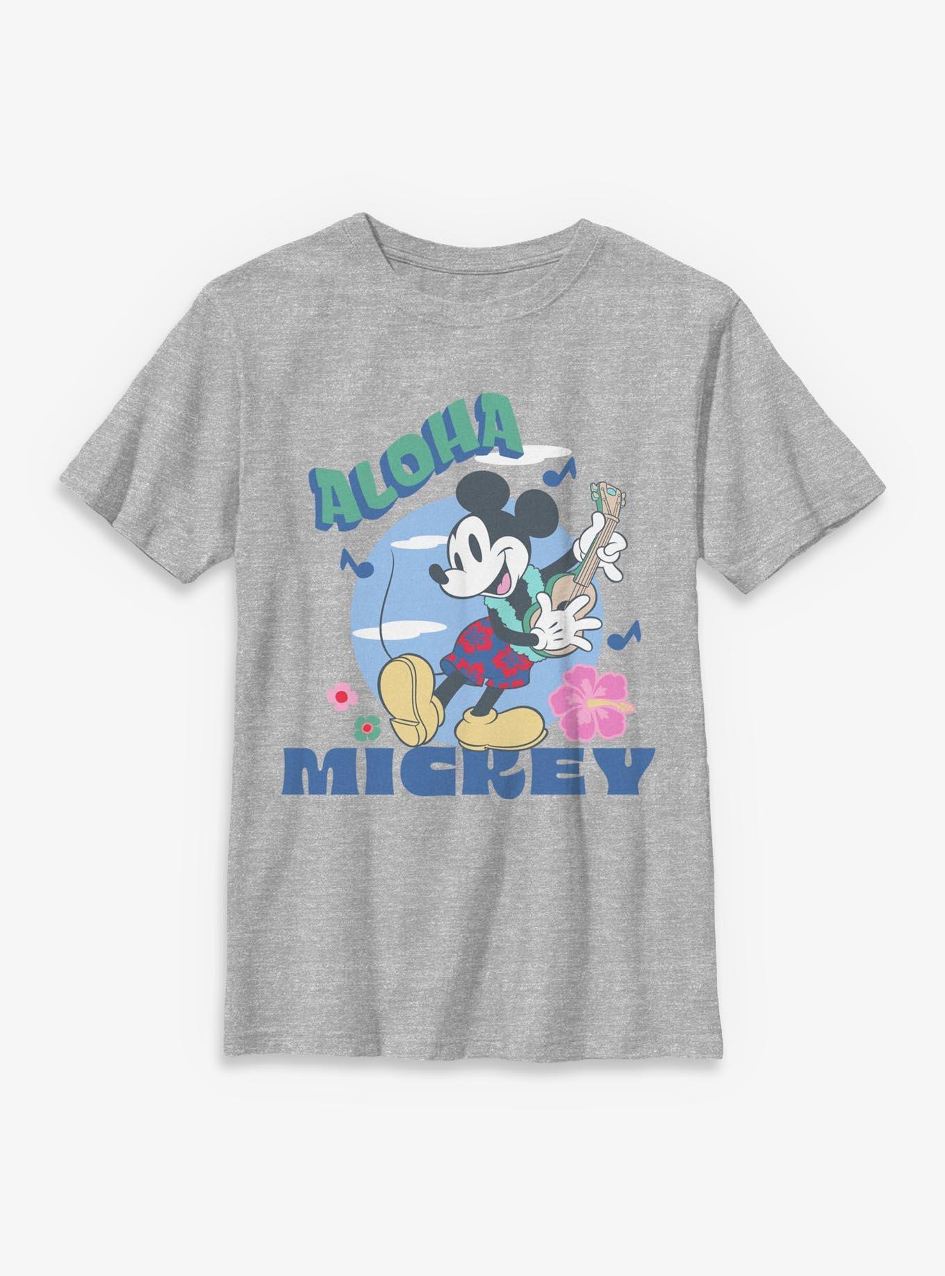 Disney Mickey Mouse Aloha Ukelele Youth T-Shirt, , hi-res