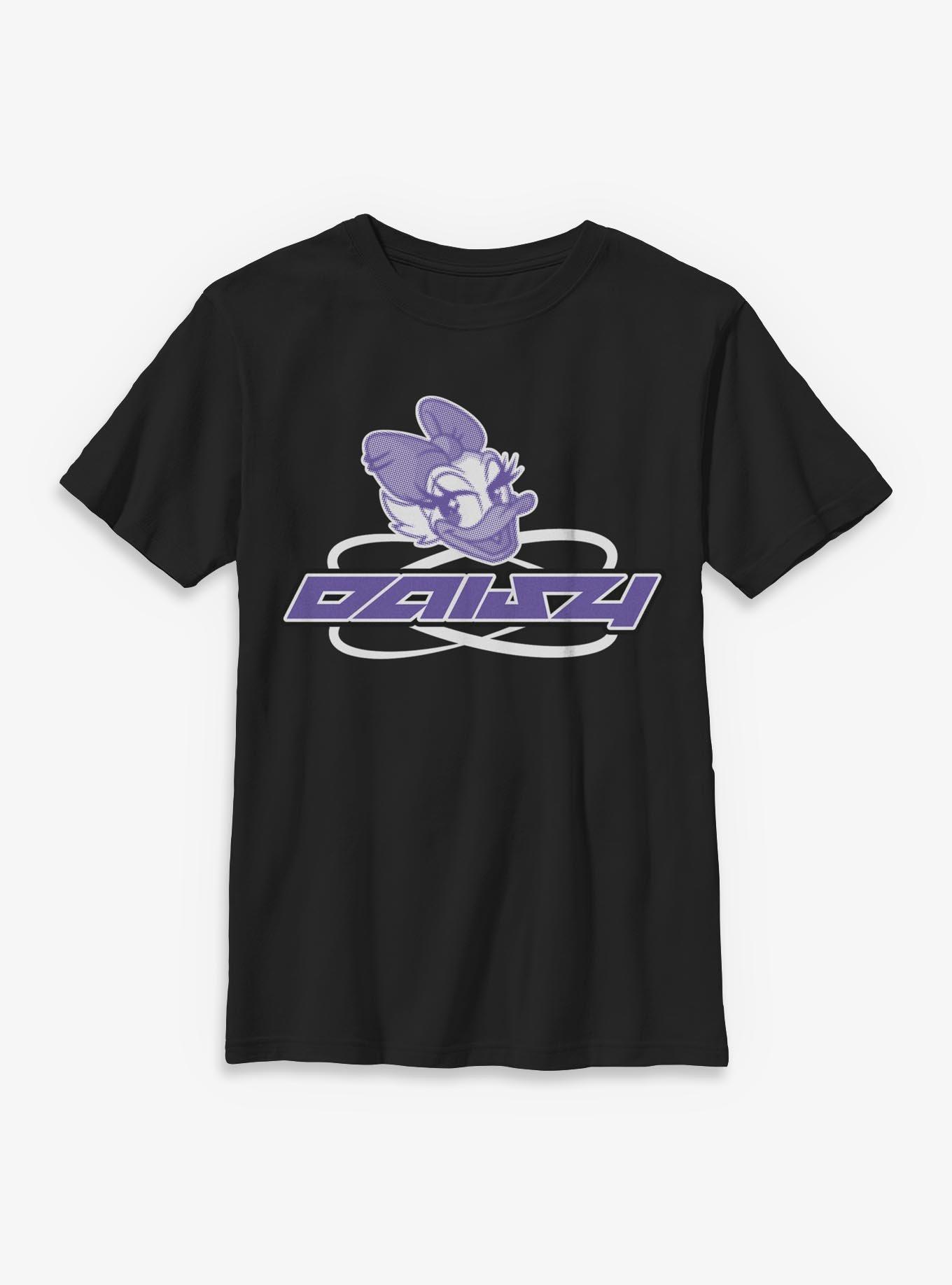 Disney Daisy Duck Cyber Logo Youth T-Shirt, , hi-res