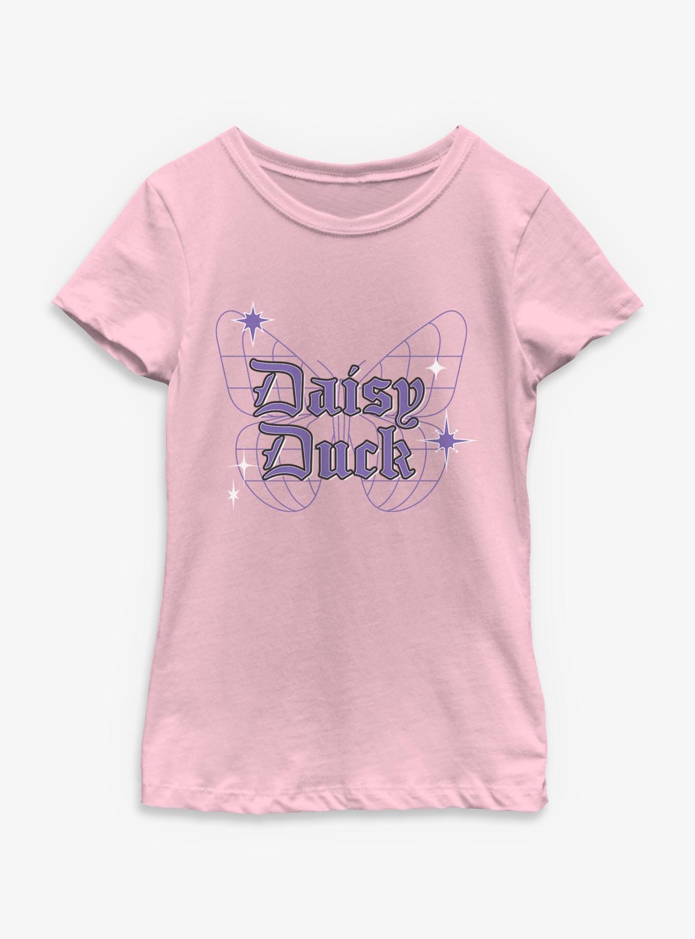 Disney Daisy Duck Cyber Butterfly Y2K Youth Girls T-Shirt, , hi-res