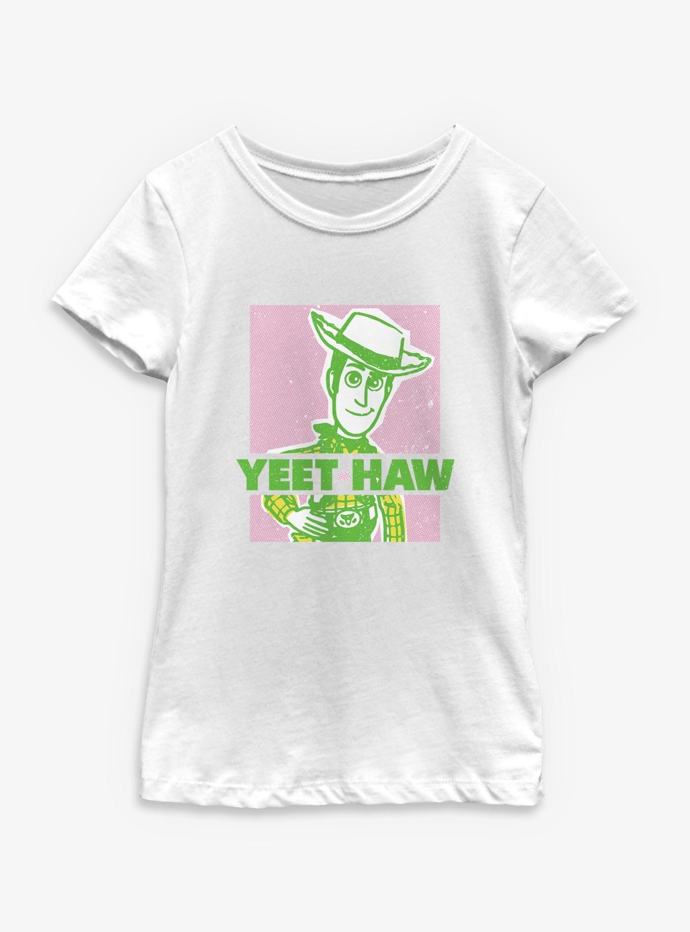 Disney  Pixar Toy Story Woody Yee Haw Cowboy Youth Girls T-Shirt, , hi-res