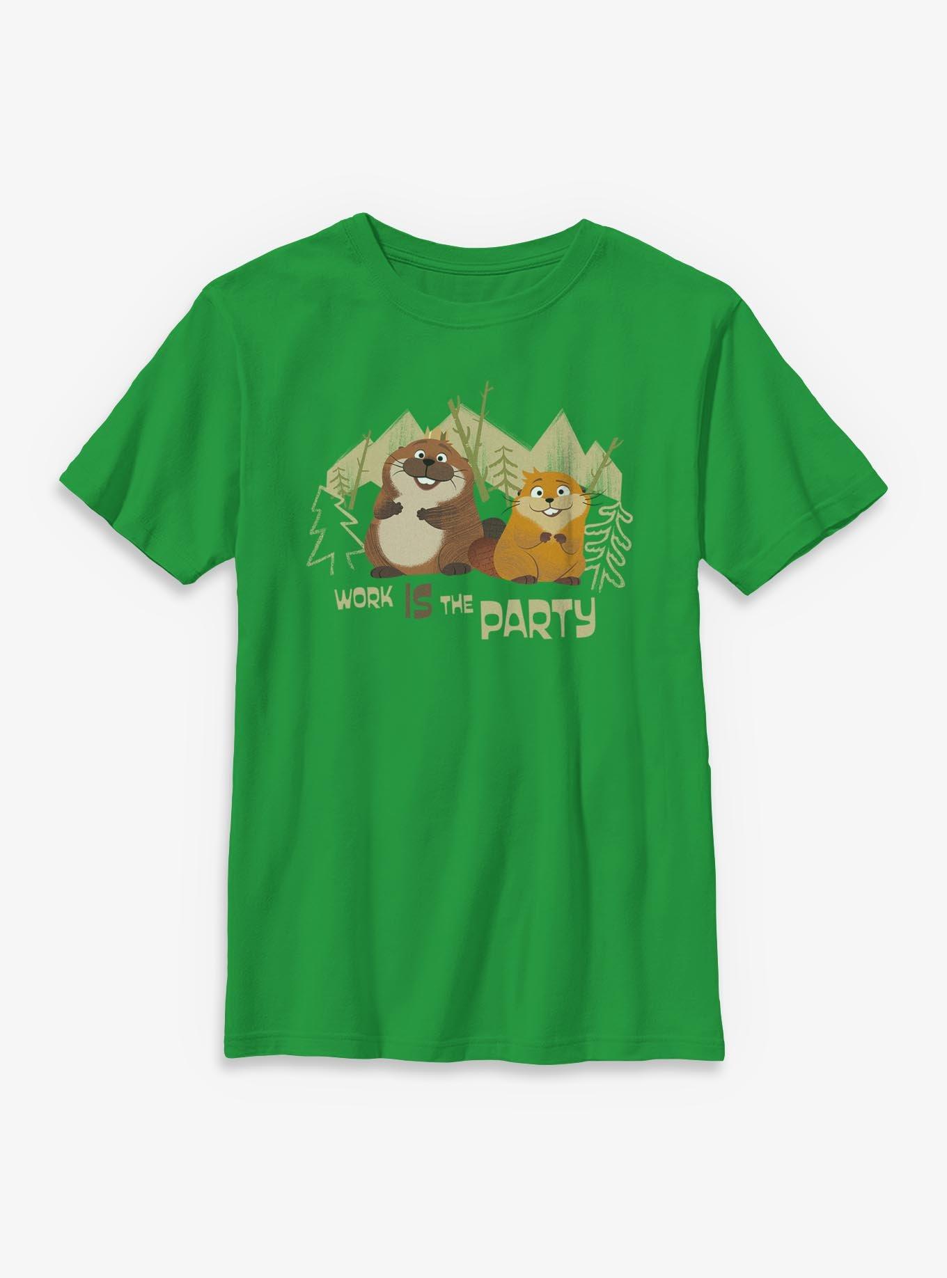 Disney Pixar Hoppers Work Is The Party Youth T-Shirt, , hi-res