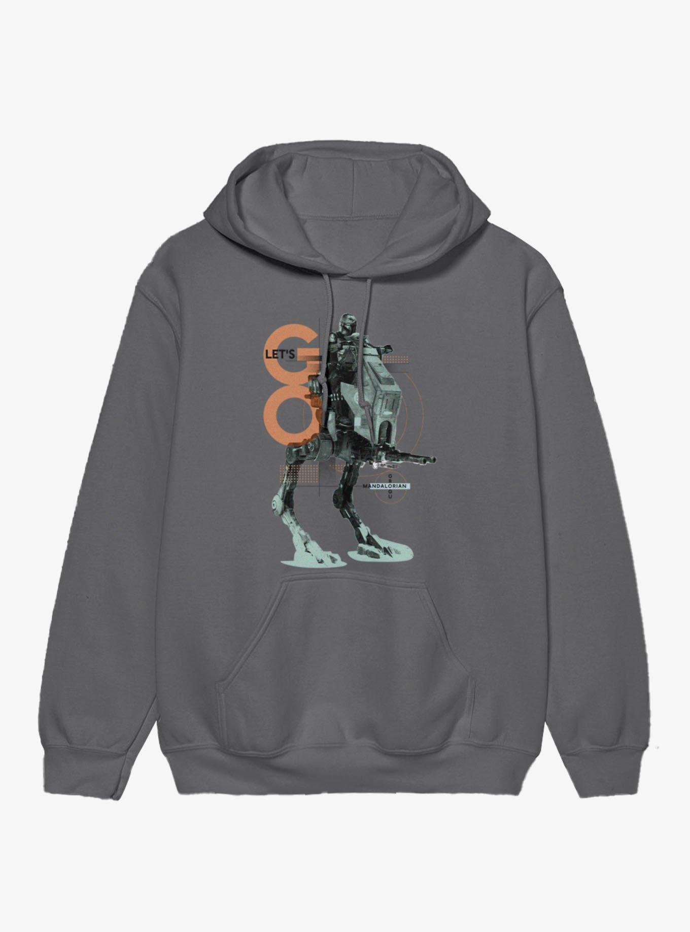 Star Wars The Mandalorian And Grogu Lets Go Walker Hoodie