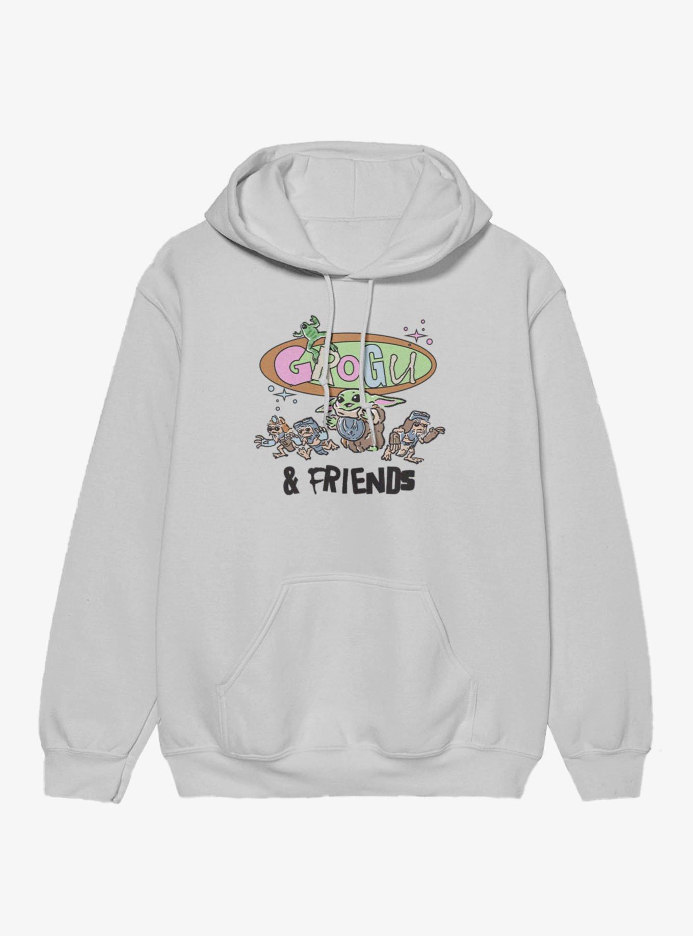 Star Wars The Mandalorian And Grogu And Friends Hoodie Hot Topic Exclusive, , hi-res