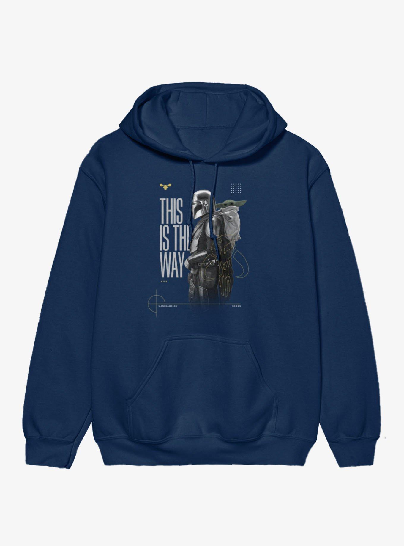 Star Wars The Mandalorian And Grogu This Is The Way Side Pose Hoodie