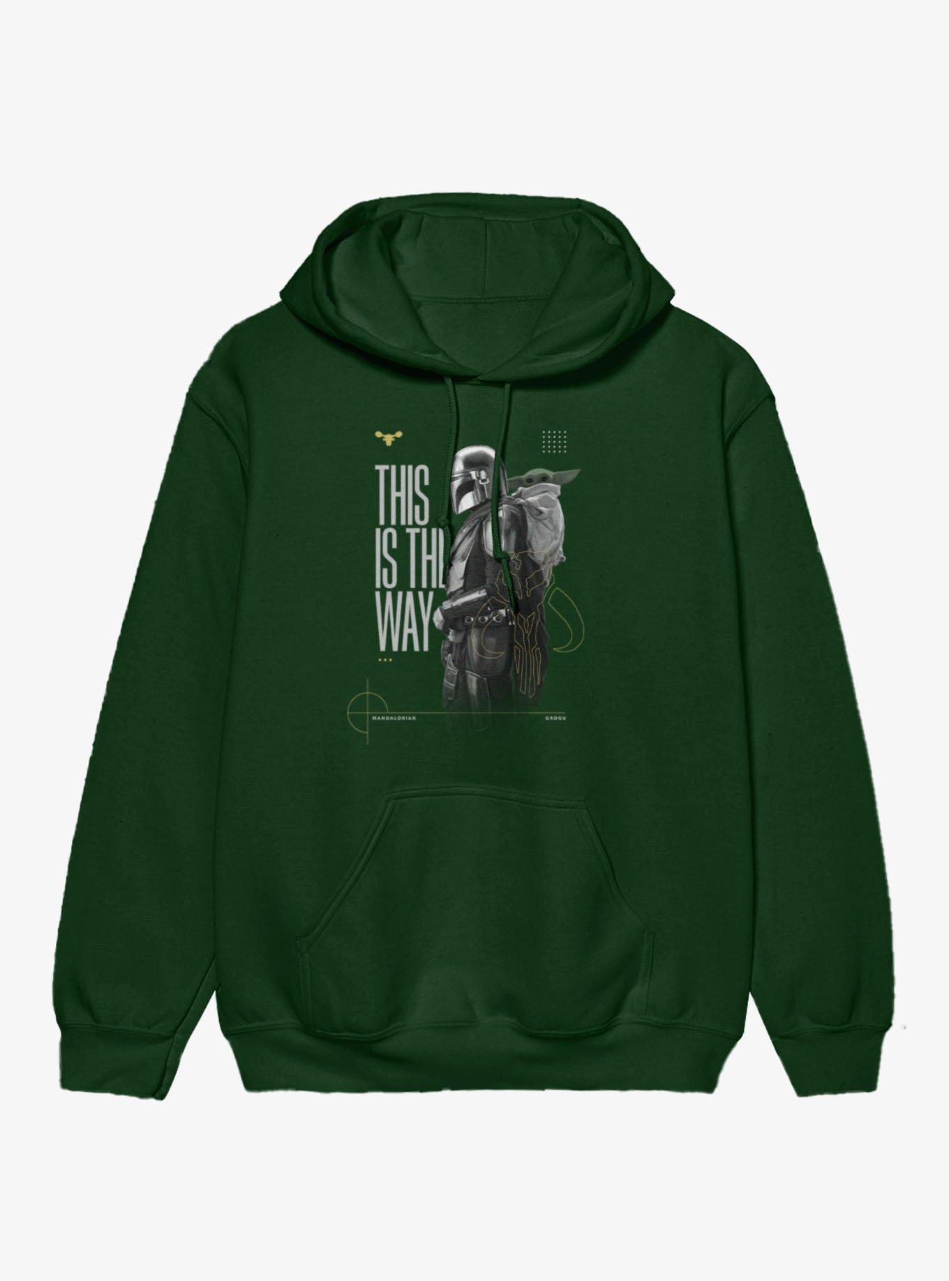 Star Wars The Mandalorian And Grogu This Is The Way Side Pose Hoodie