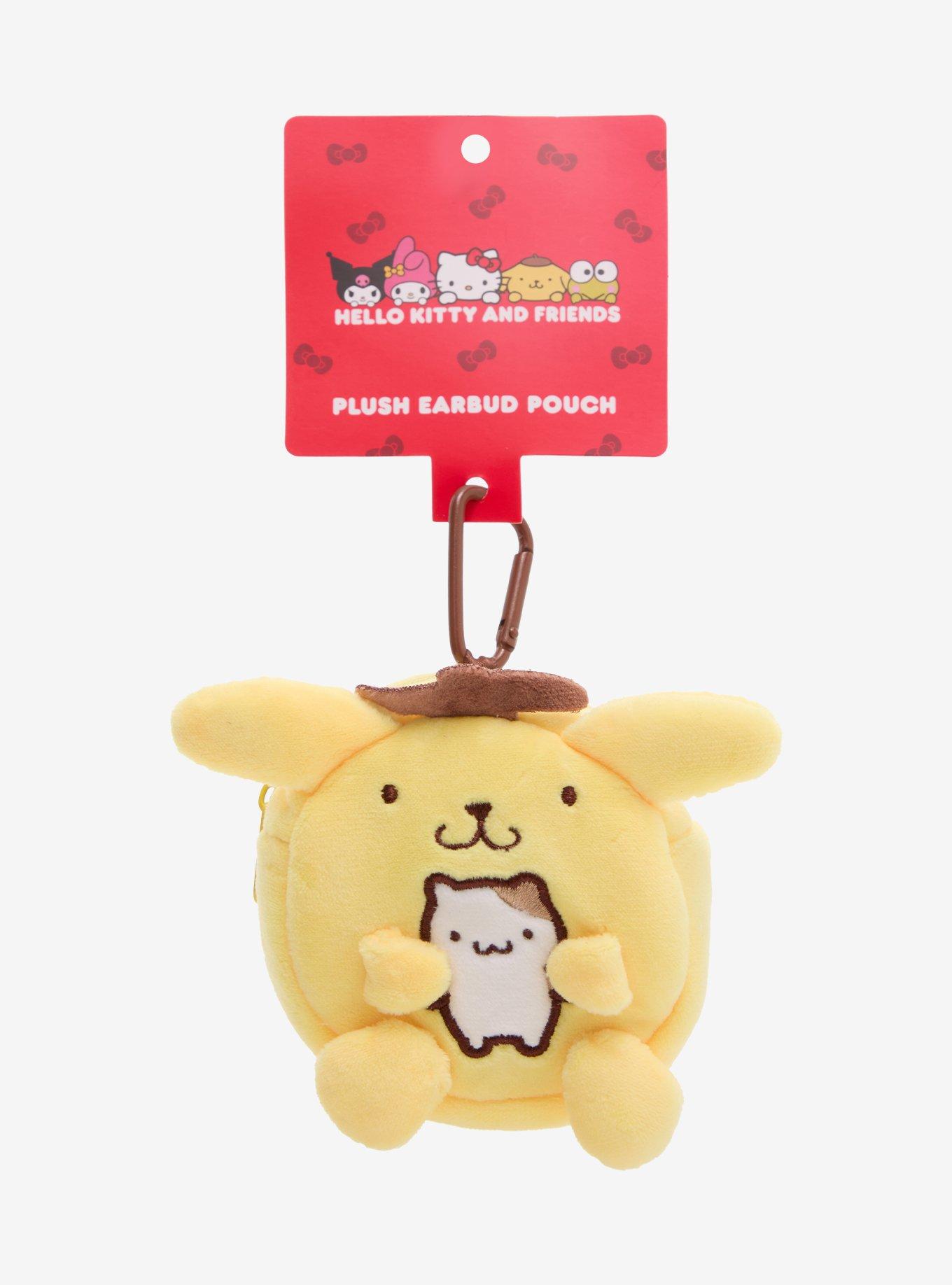 Sonix Sanrio Pompompurin Plush Earbud Pouch, , hi-res