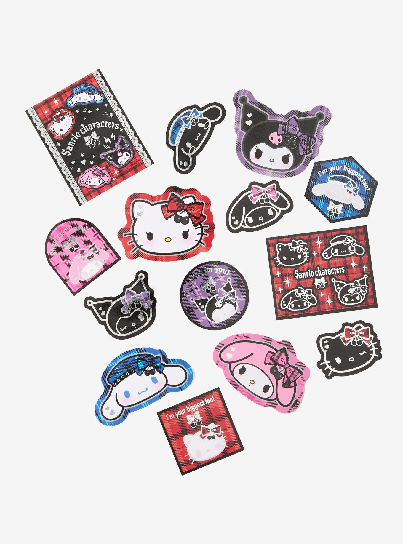 Sanrio Japan Originals Rock Plaid Sticker Set, , hi-res