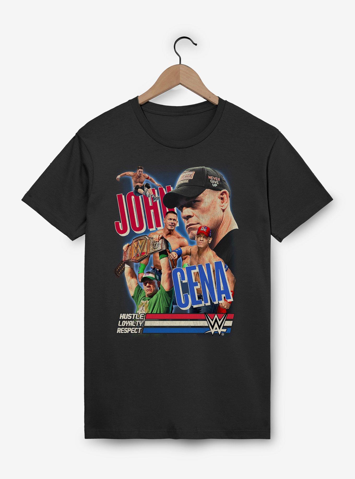 WWE John Cena Hustle Loyalty Respect Collage T-Shirt, , hi-res