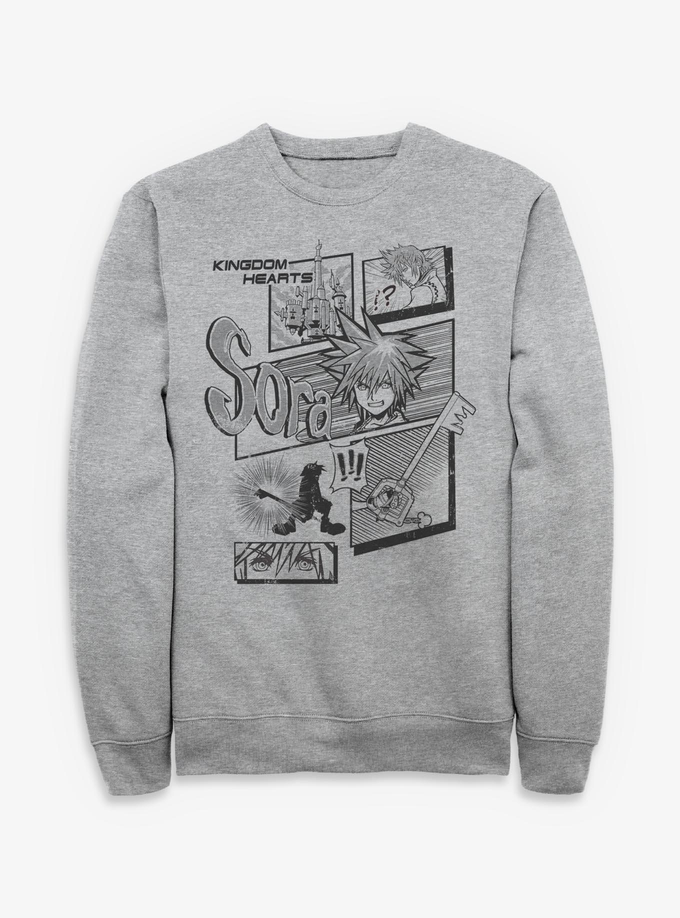 Disney Kingdom Hearts Sora Key Pages Sweatshirt, , hi-res