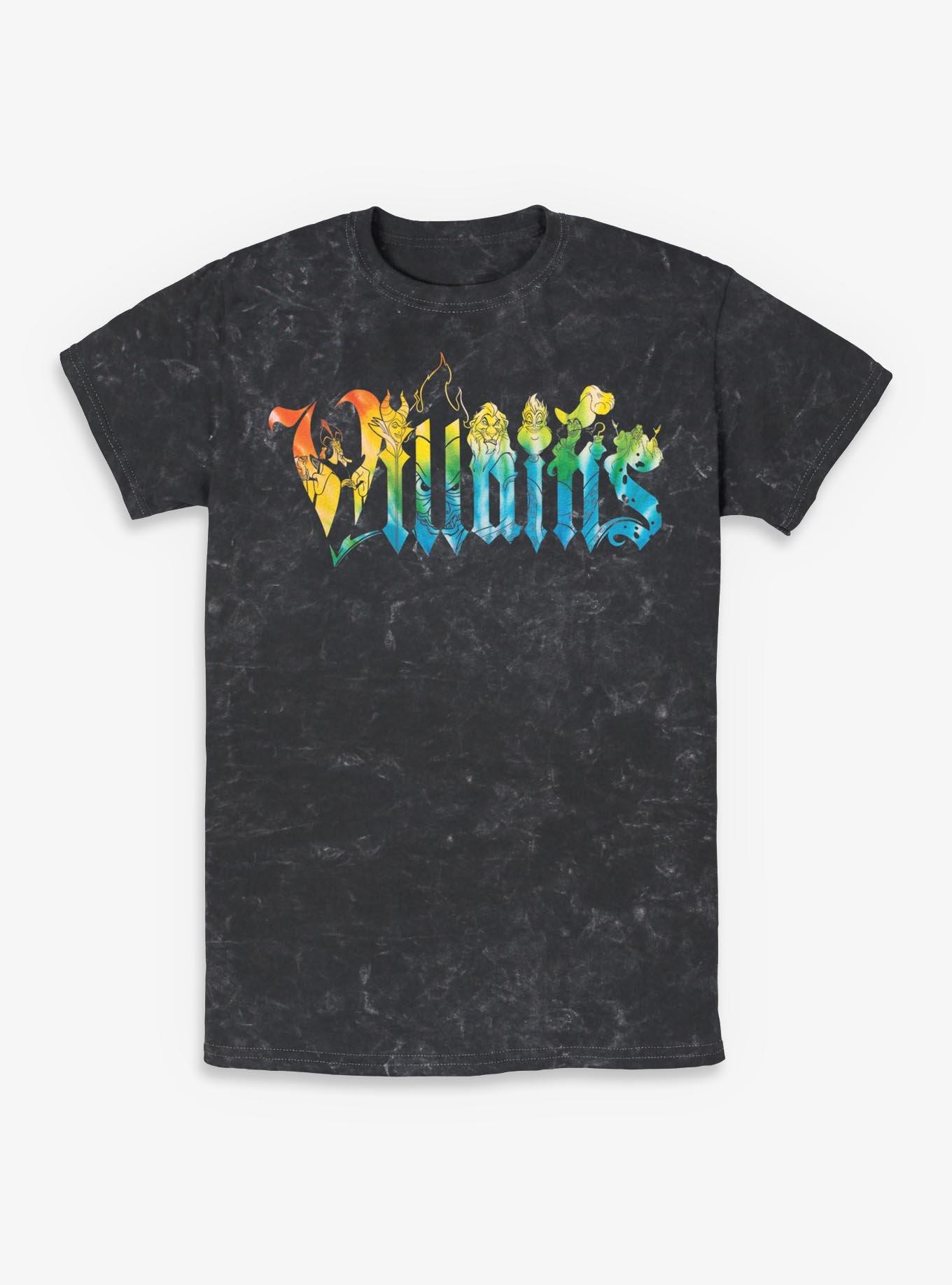 Disney Villains Rainbows Mineral Wash T-Shirt, , hi-res