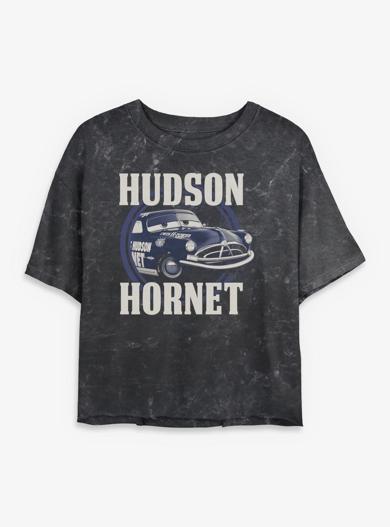 Disney Pixar Cars Hudson Hornet Mineral Wash Womens Crop T-Shirt, , hi-res