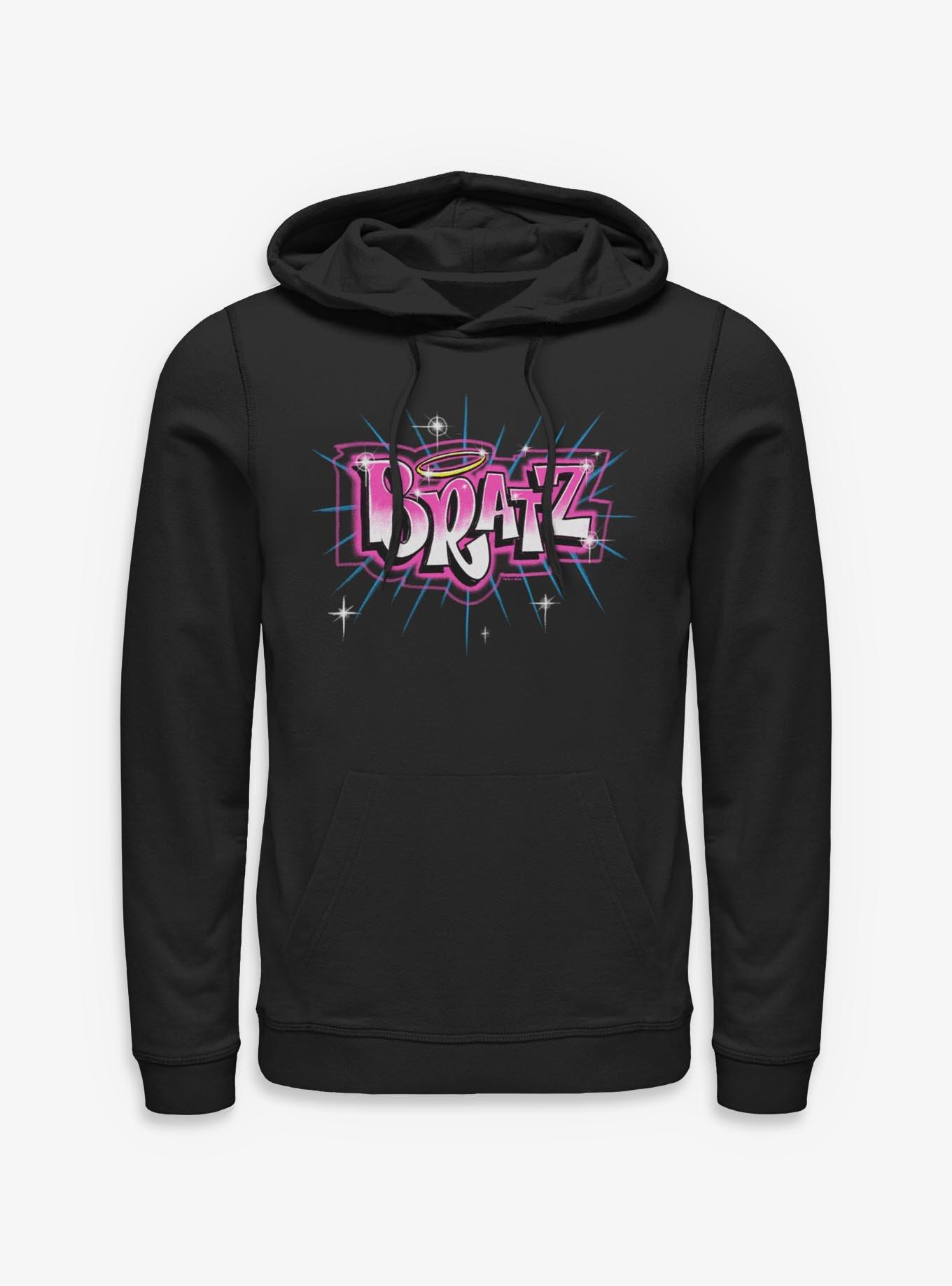 トップス Yxng bratz Medusa Hoodie size S Bratz Logo Spray Paint Hoodie - BLACK | BoxLunch