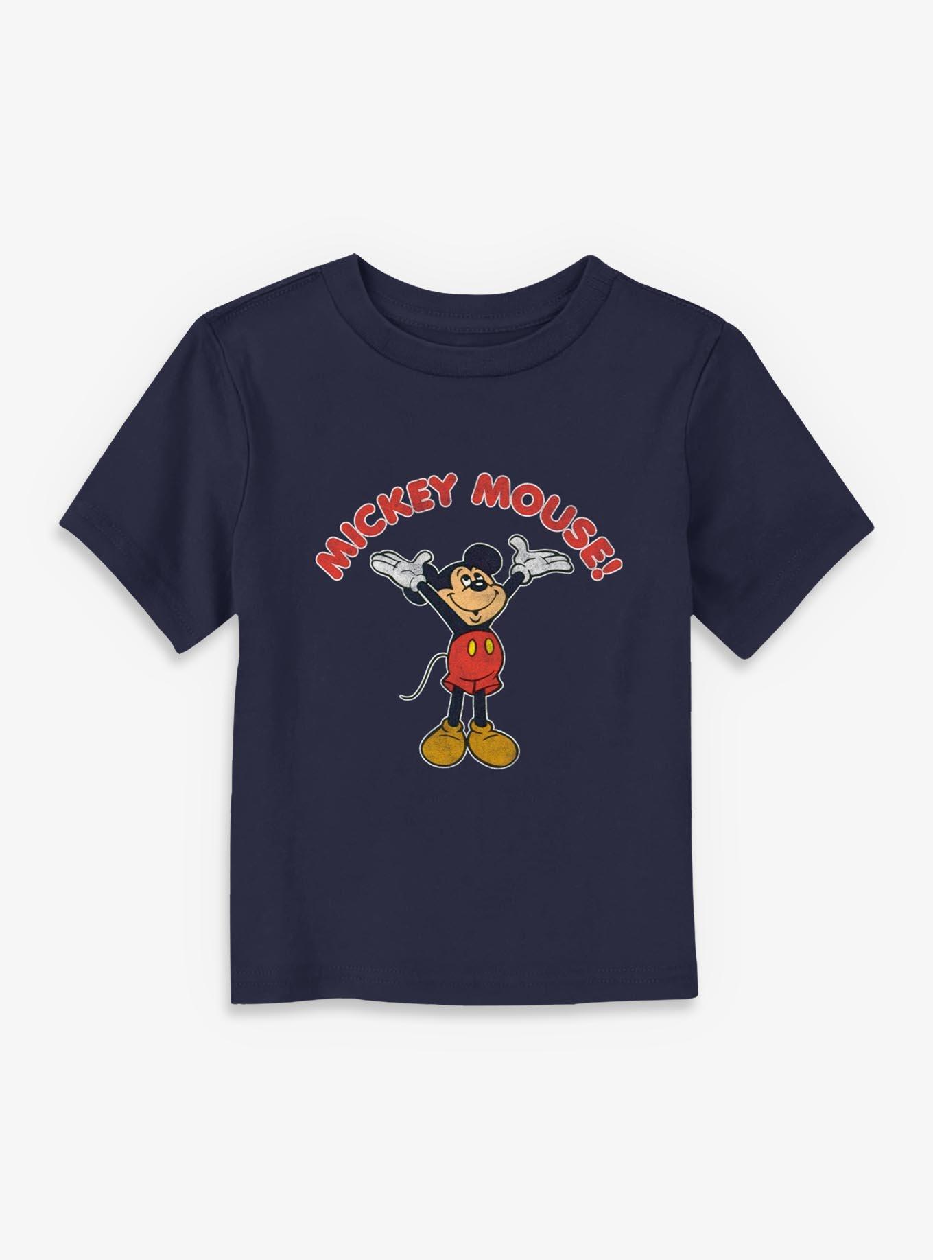 Disney Mickey Mouse Retro Cheer Toddler T-Shirt, , hi-res