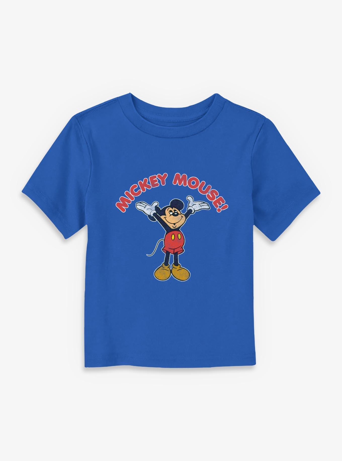 Disney Mickey Mouse Retro Cheer Toddler T-Shirt, , hi-res