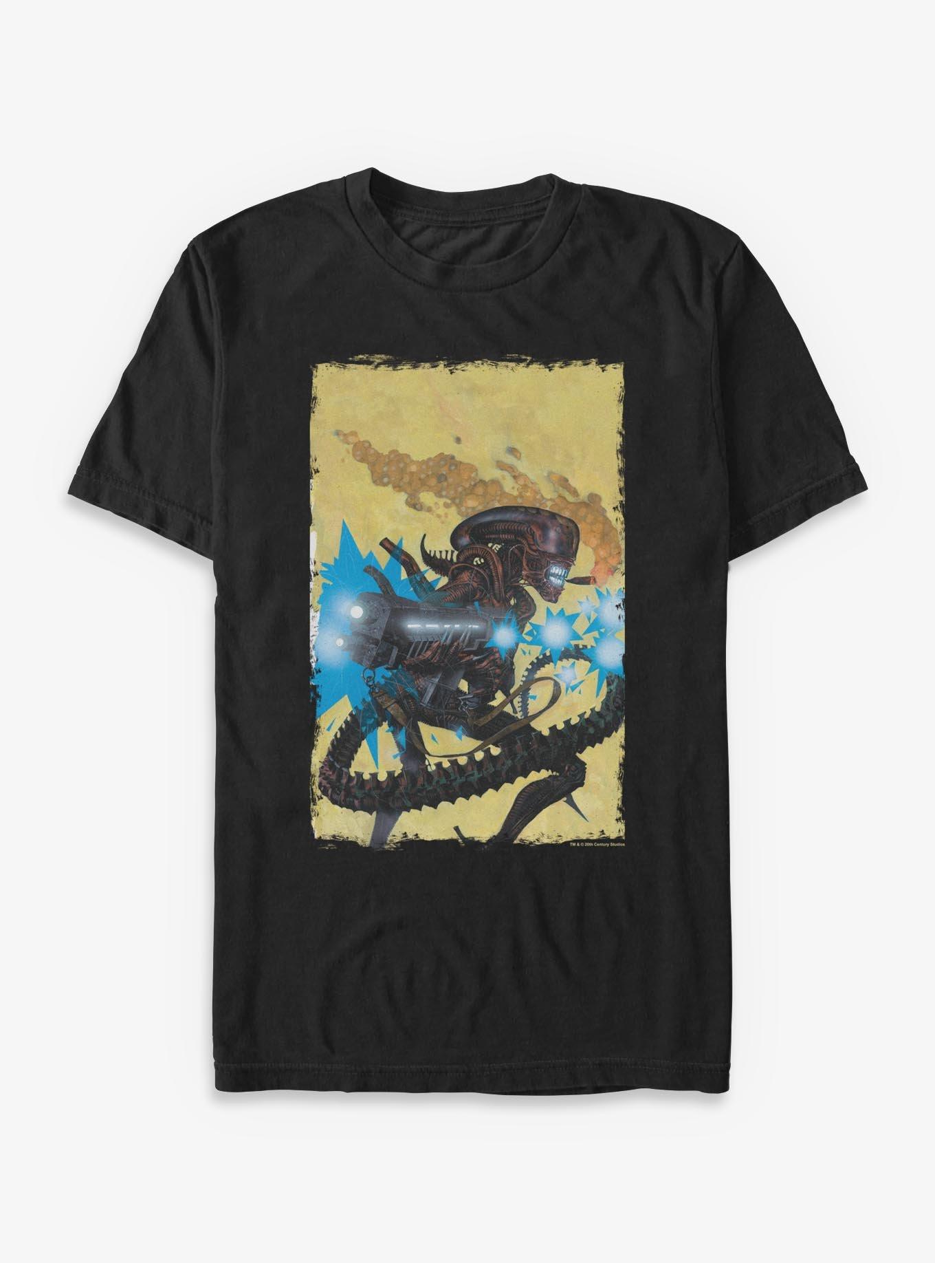 Alien Xenomorph Smoking T-Shirt, , hi-res