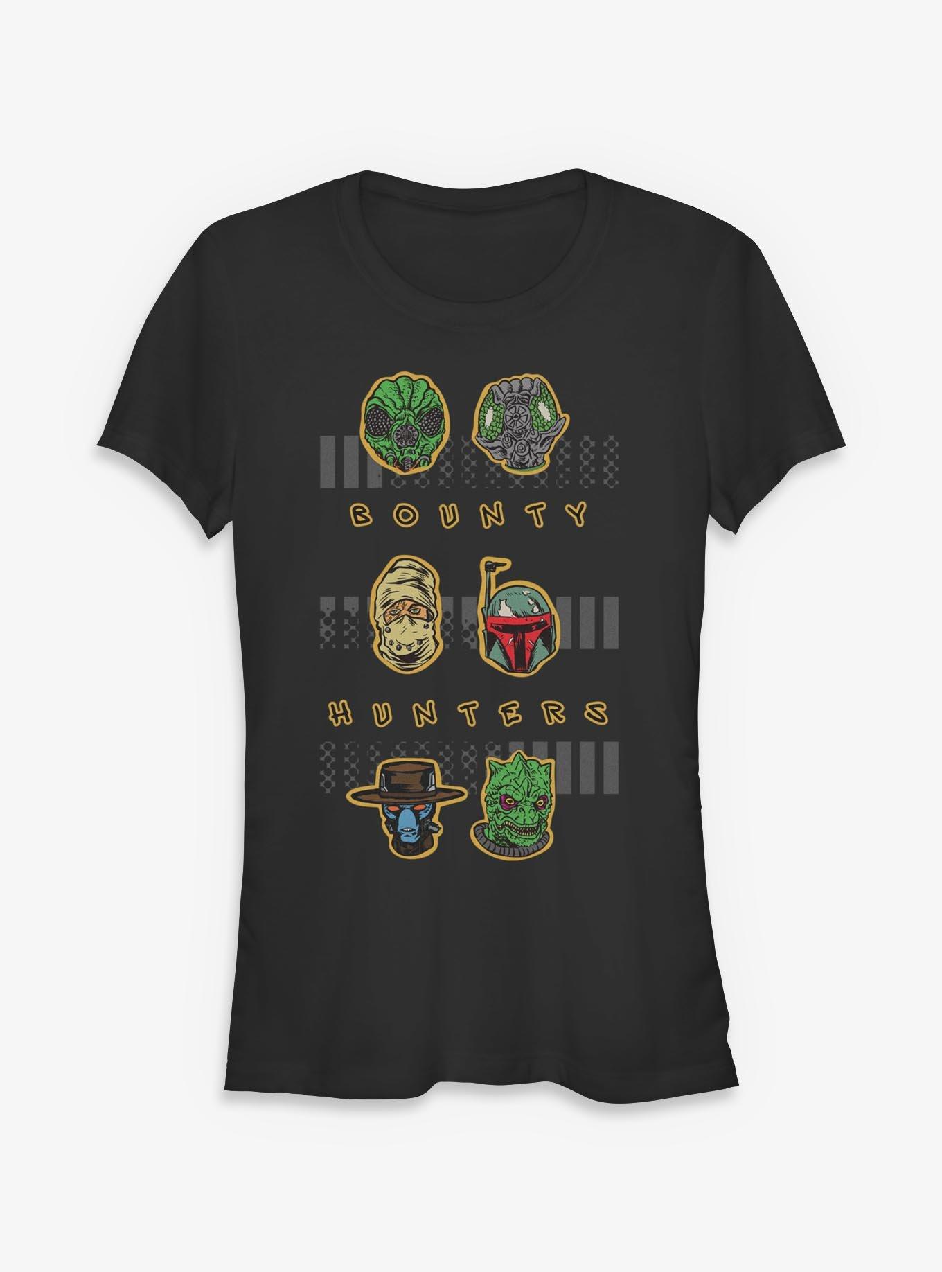 Star Wars Bounty Hunters Heads Girls T-Shirt, , hi-res