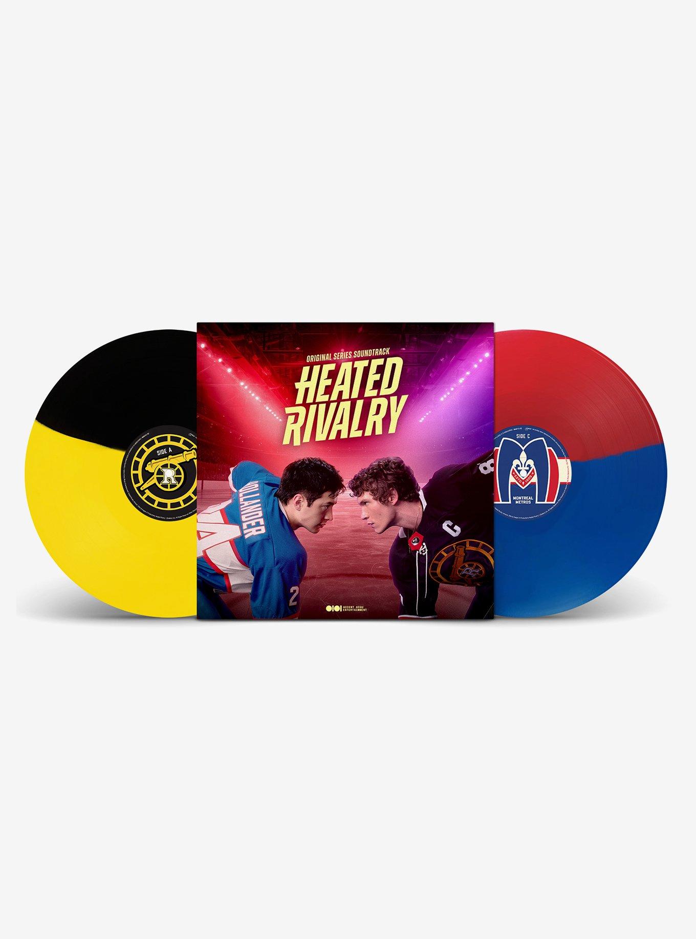 Heated Rivalry Soundtrack (Montreal Metros Blue/Red & Boston Raiders Black/Yellow) Double Vinyl LP, , hi-res