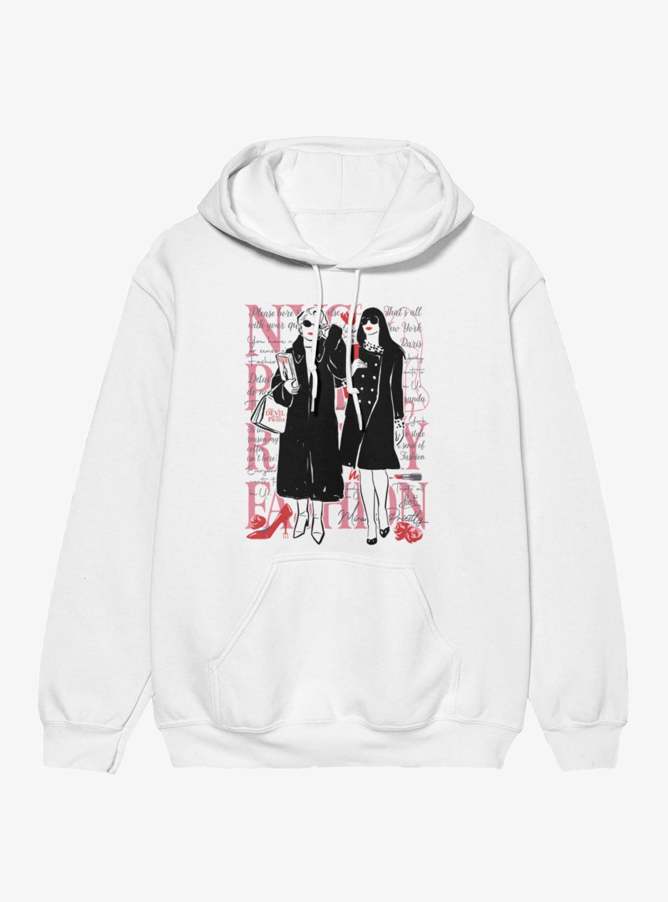 The Devil Wears Prada Silhouettes And Quotes Hoodie