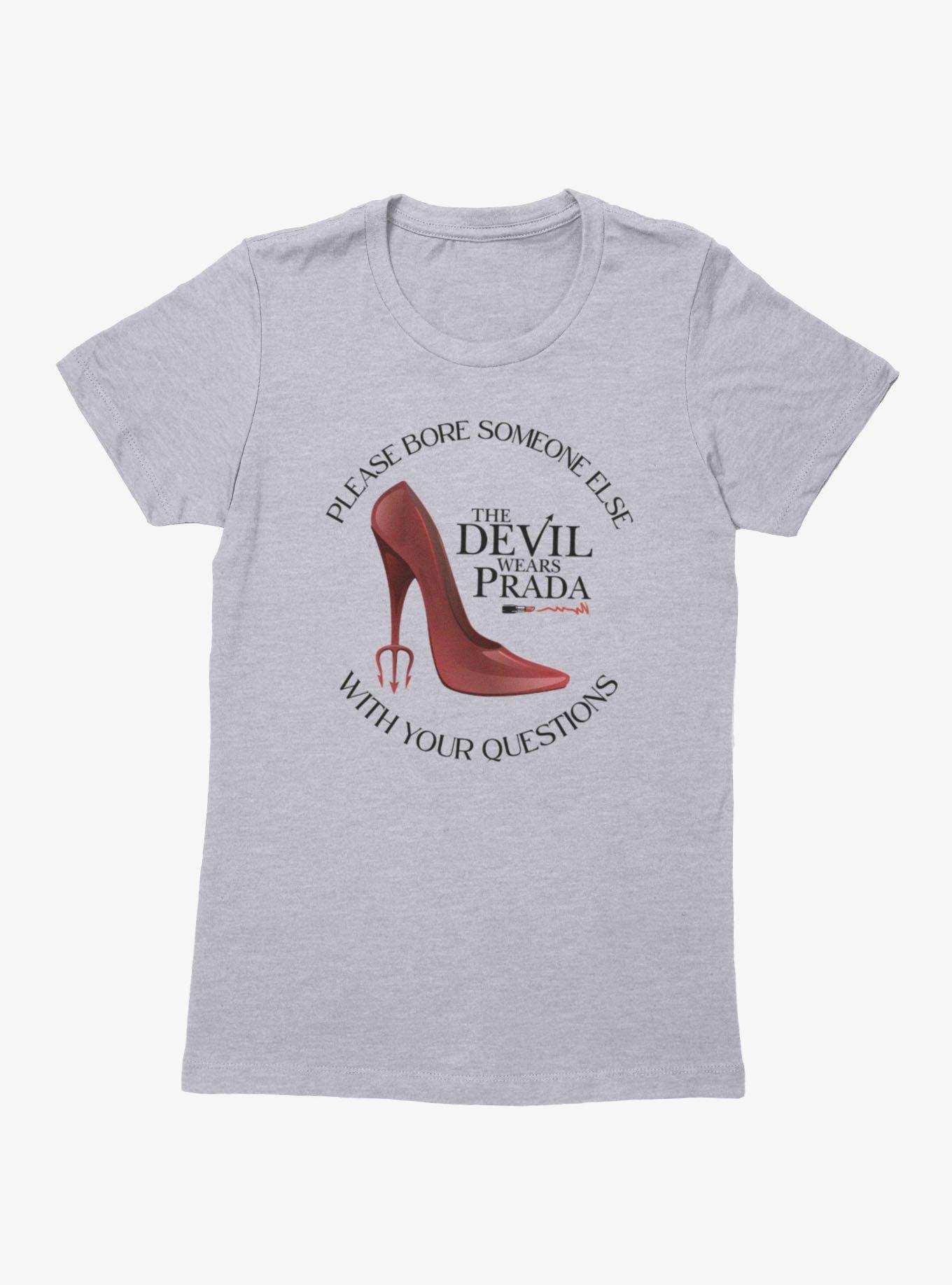 The Devil Wears Prada Boring Questions Red Shoe Womens T-Shirt, , hi-res