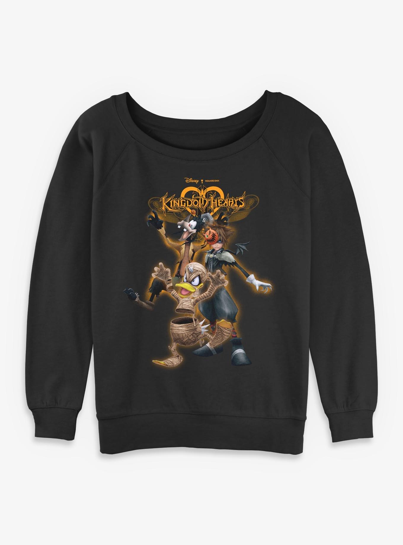 Disney Kingdom Hearts Halloweeners Womens Slouchy Sweatshirt, , hi-res