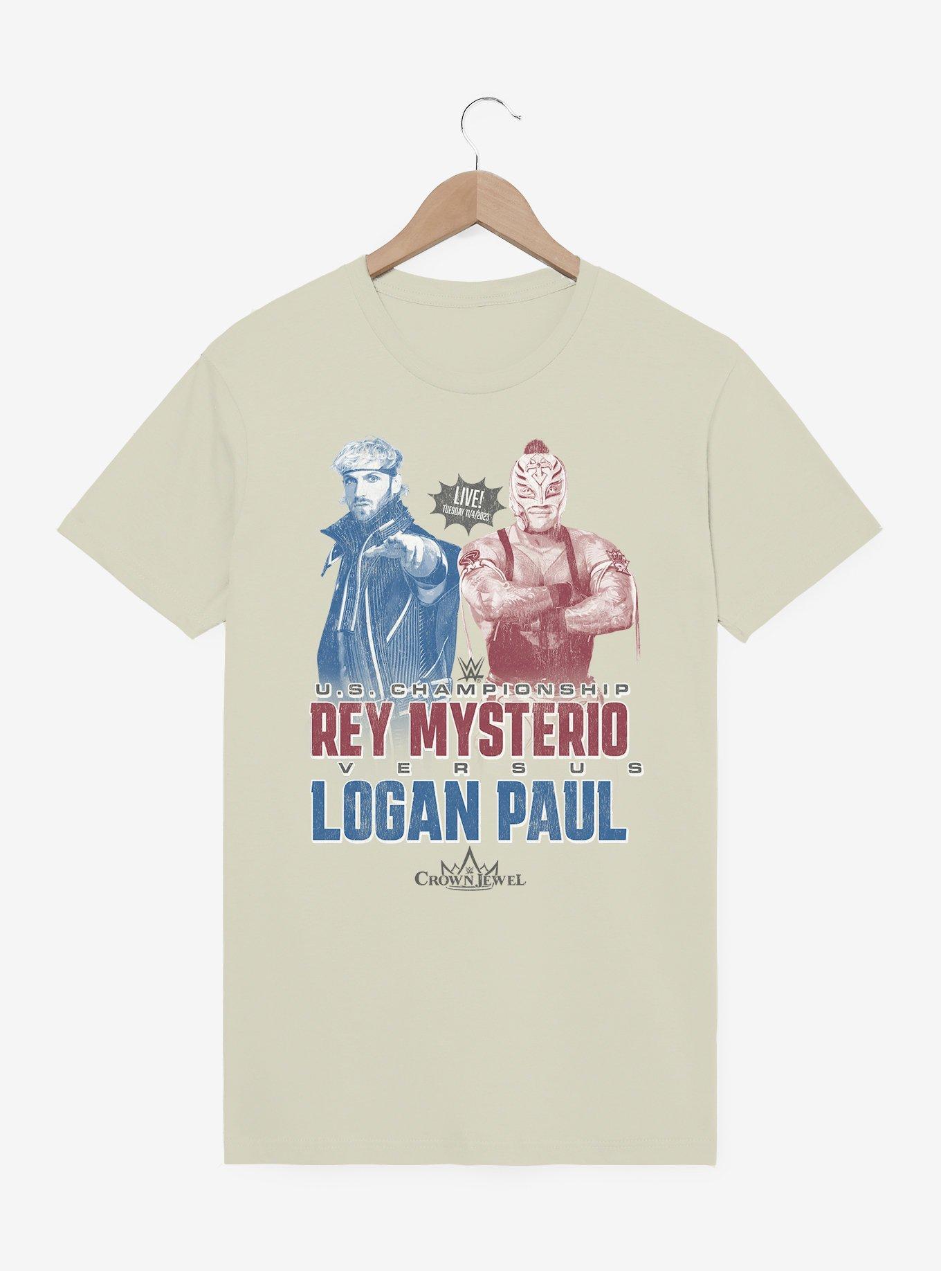WWE Crown Jewel Rey Mysterio V Logan Paul T-Shirt, , hi-res