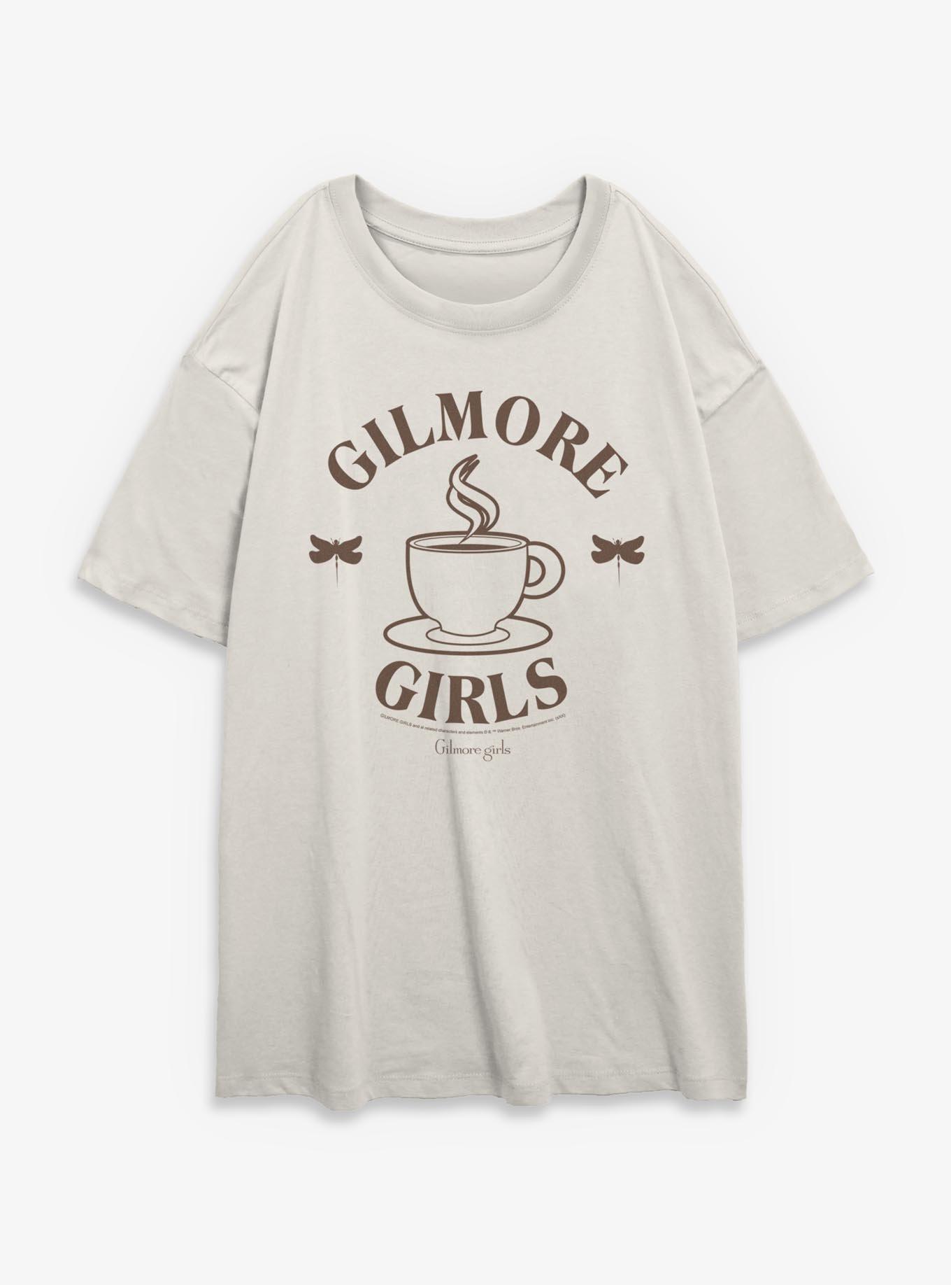 Gilmore Girls Coffee Dragonfly Womens Oversized T-Shirt, , hi-res