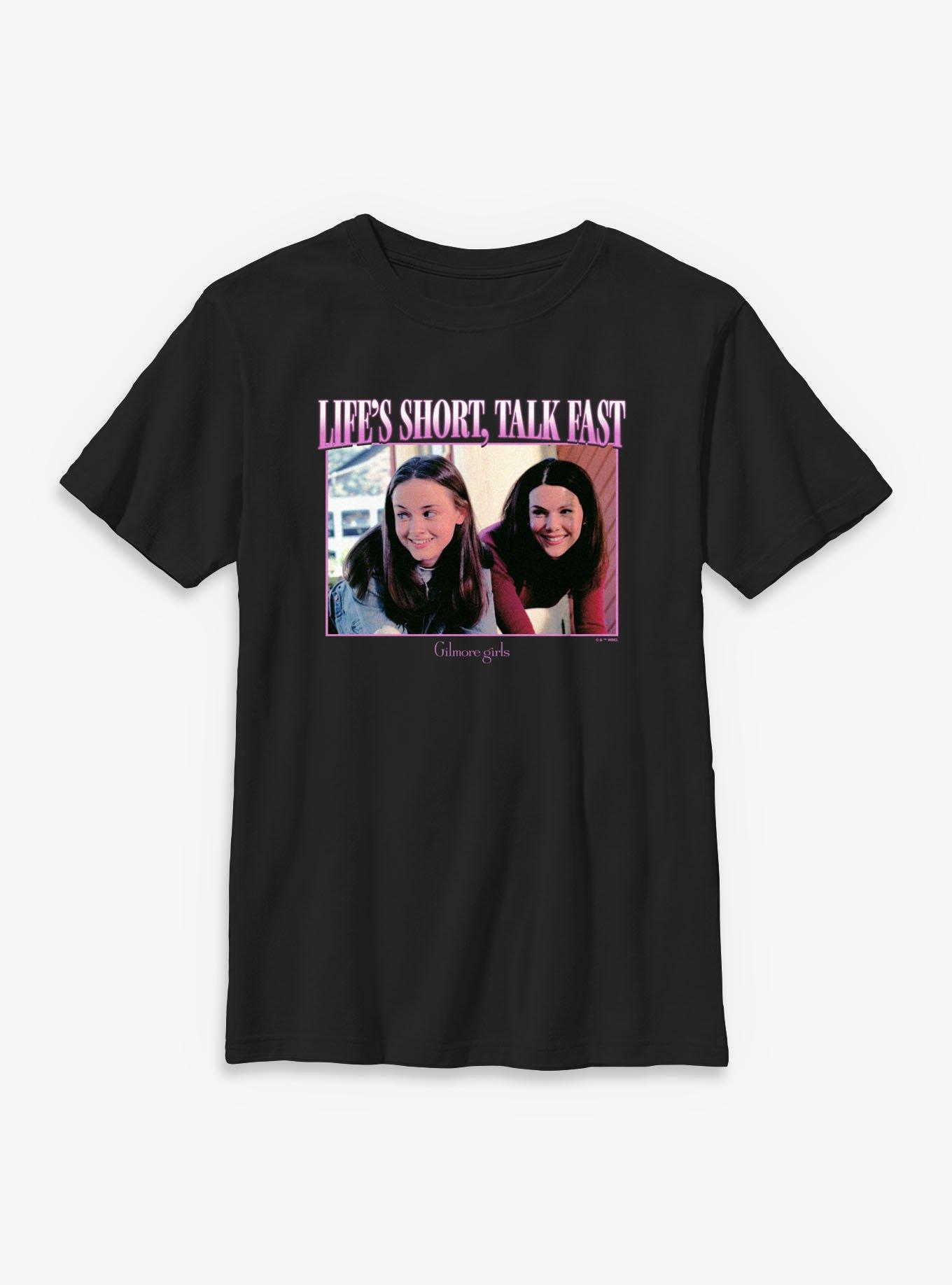 Gilmore Girls Life's Short Talk Fast Youth T-Shirt, , hi-res