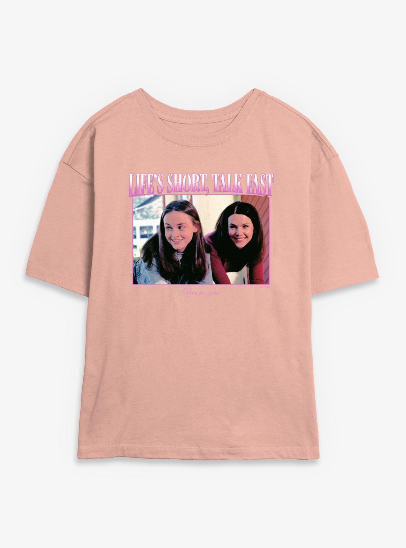 Gilmore Girls Life's Short Talk Fast Womens Skimmer T-Shirt, , hi-res