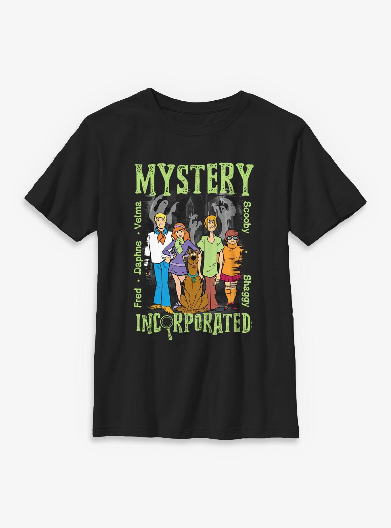 Scooby-Doo Mystery Incorporated Crew Youth T-Shirt, BLACK, hi-res
