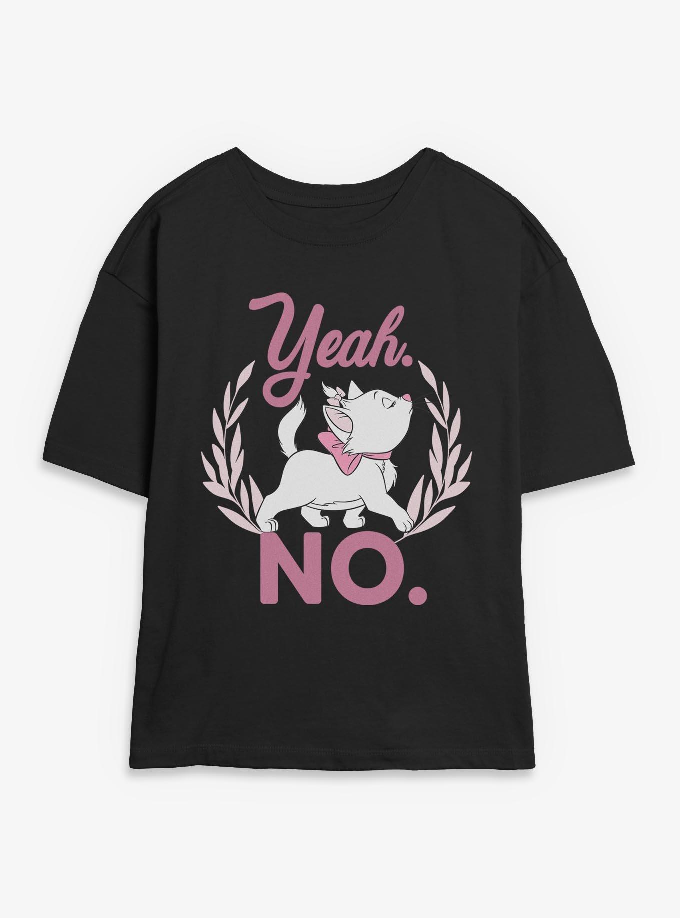 Disney The Aristocats Marie Yeah No Womens Skimmer T-Shirt, , hi-res