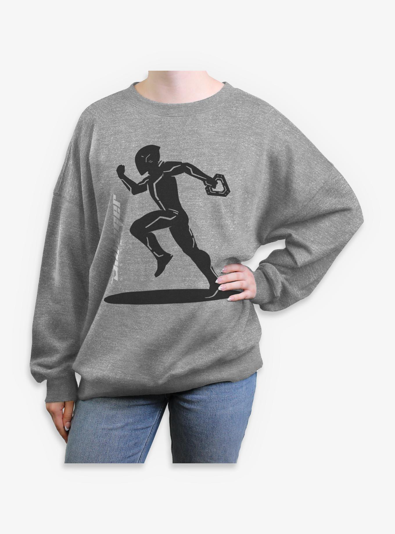 Tron: Ares Dillinger Systems Run Womens Oversized Sweatshirt, , hi-res