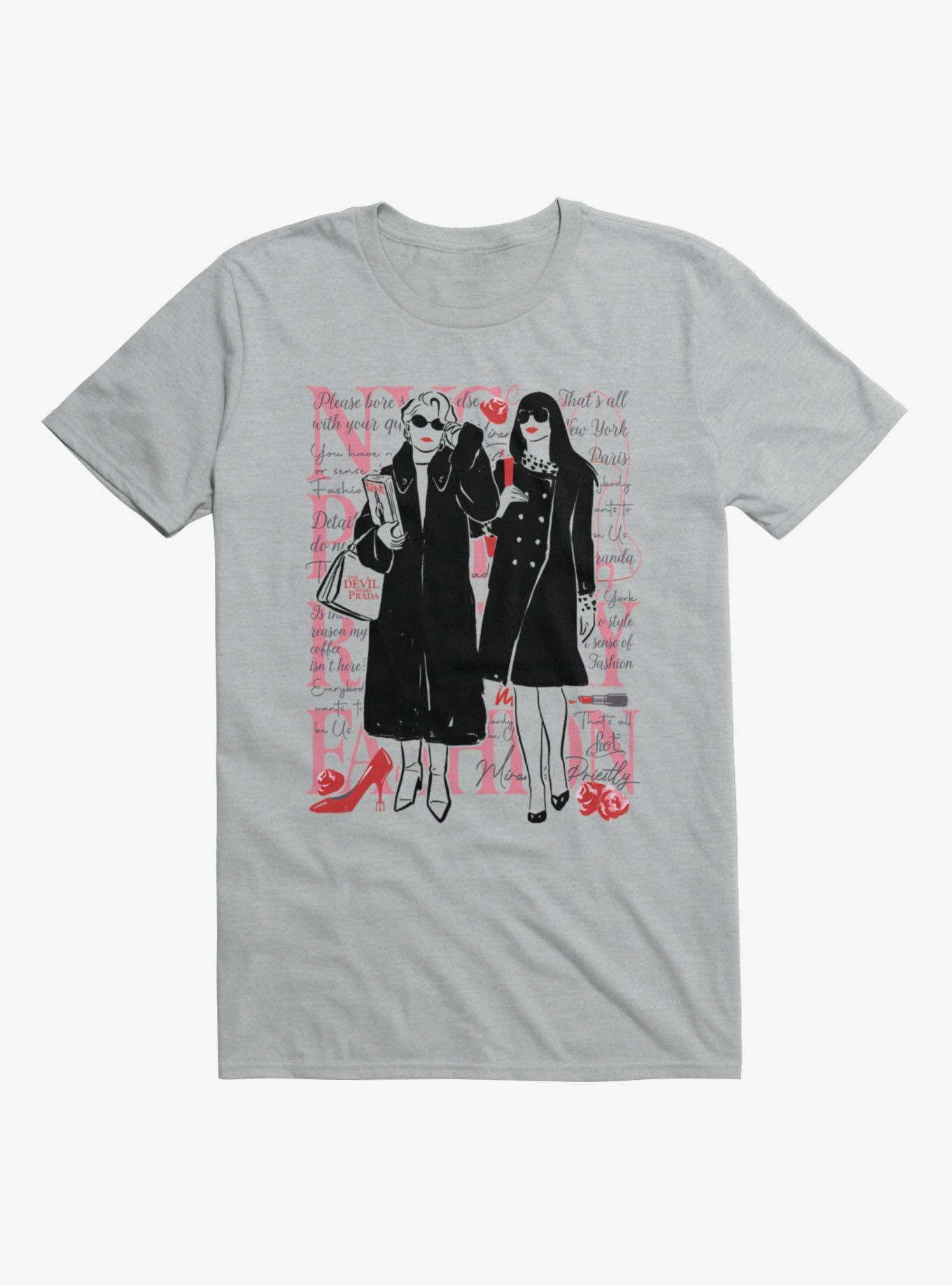 The Devil Wears Prada Silhouettes And Quotes T-Shirt, , hi-res
