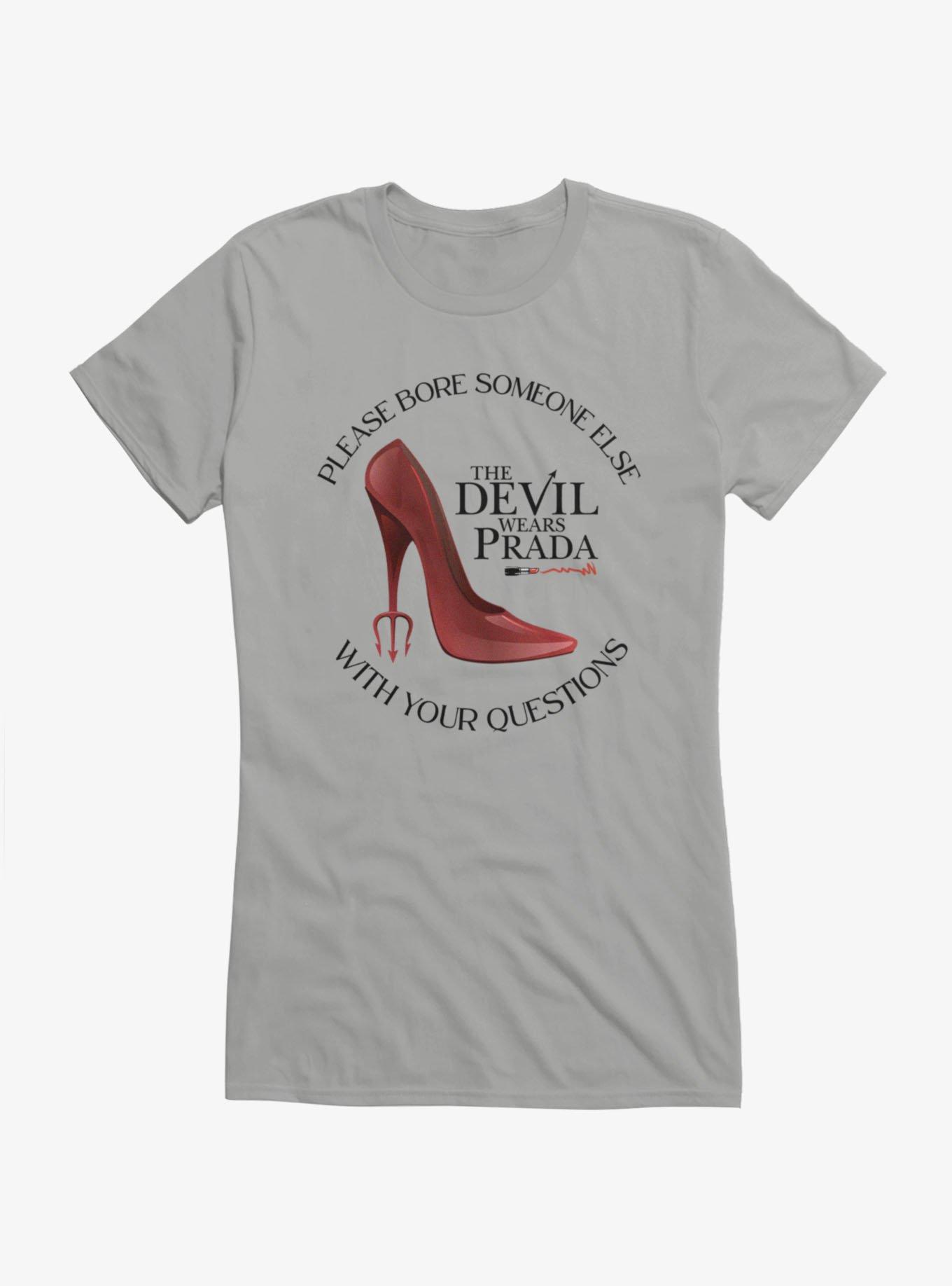 The Devil Wears Prada Boring Questions Red Shoe Girls T-Shirt 