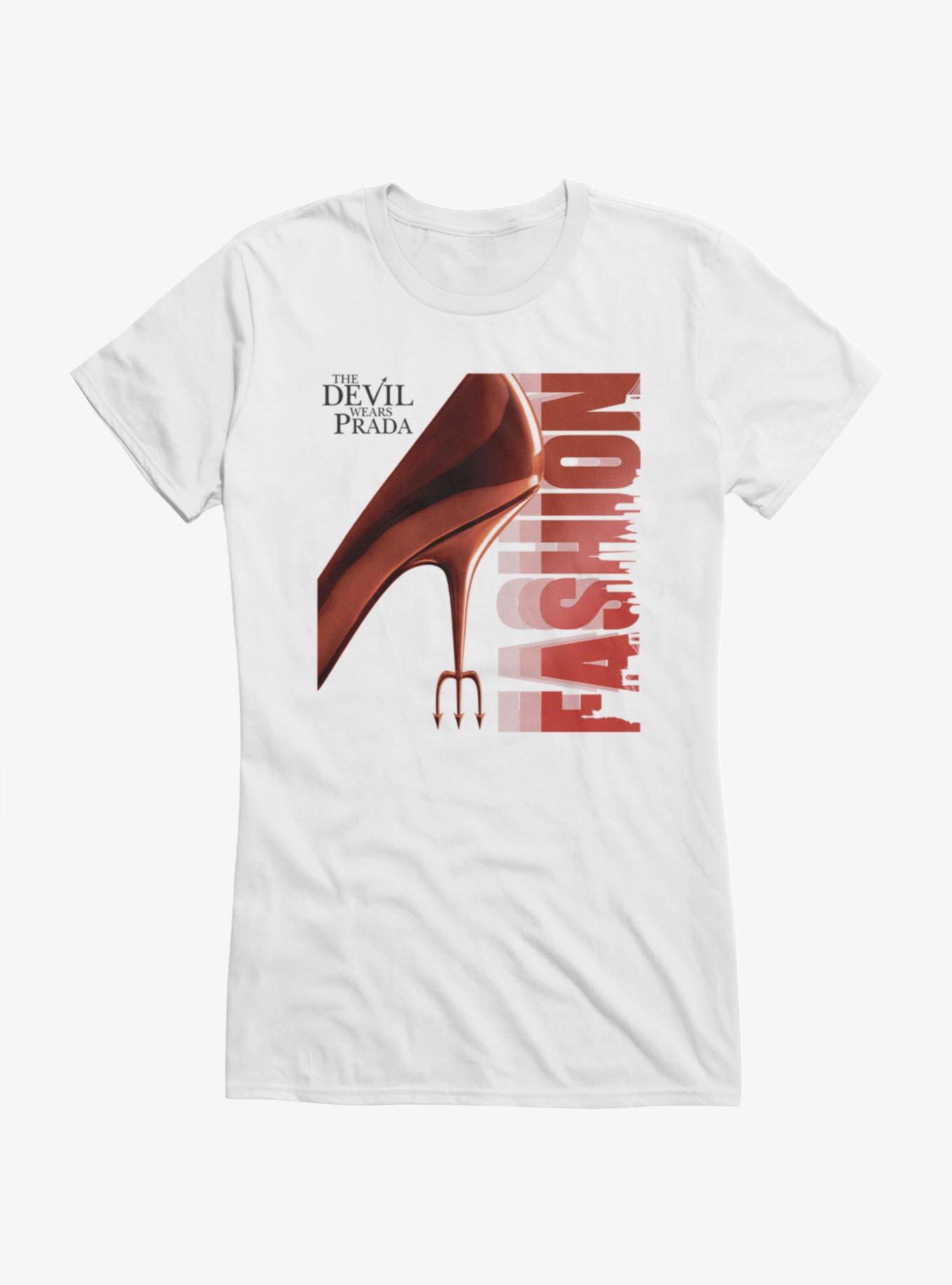 The Devil Wears Prada New York Skyline Fashion Heel Girls T-Shirt, , hi-res
