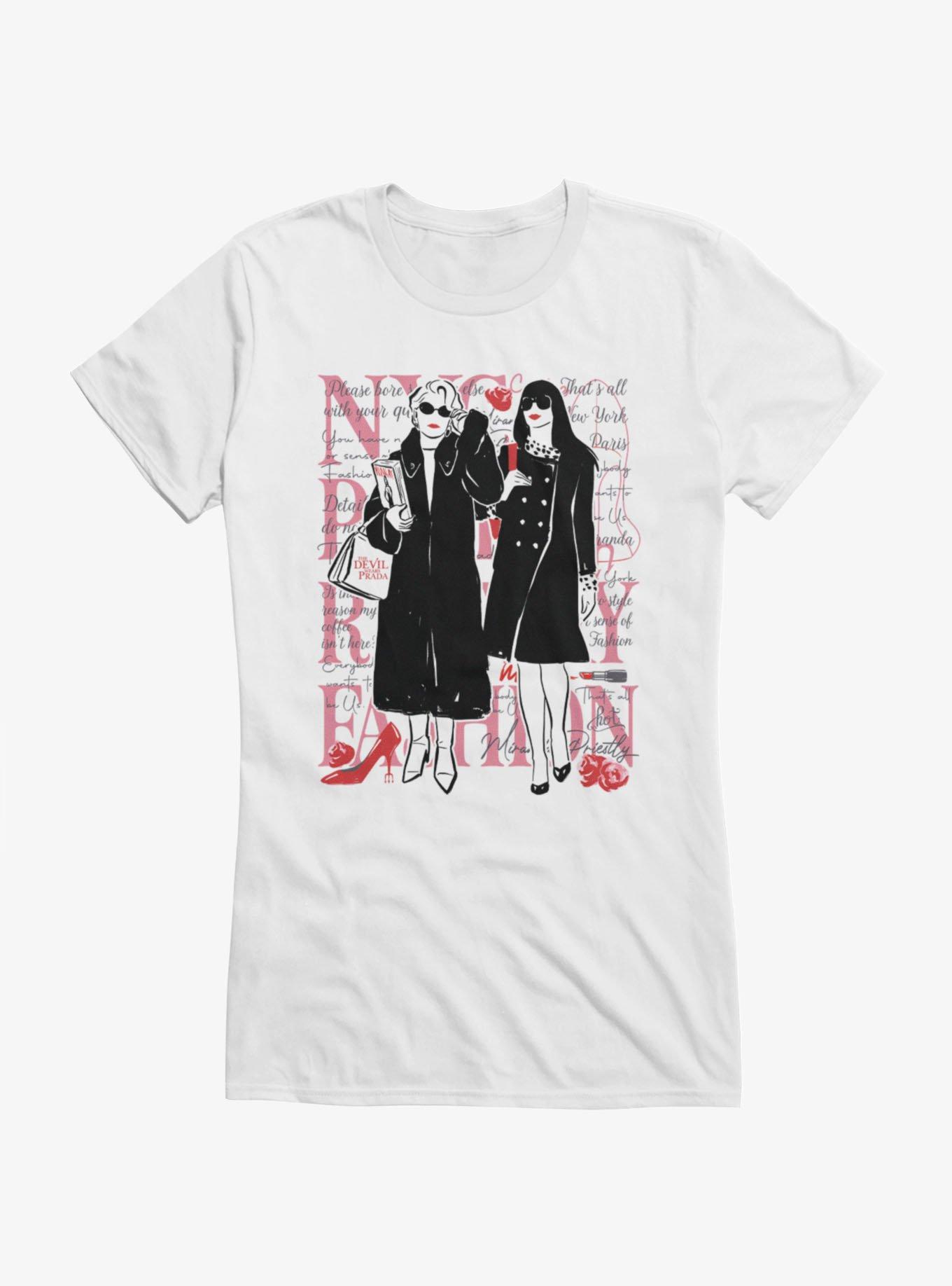 The Devil Wears Prada Silhouettes And Quotes Girls T-Shirt, , hi-res