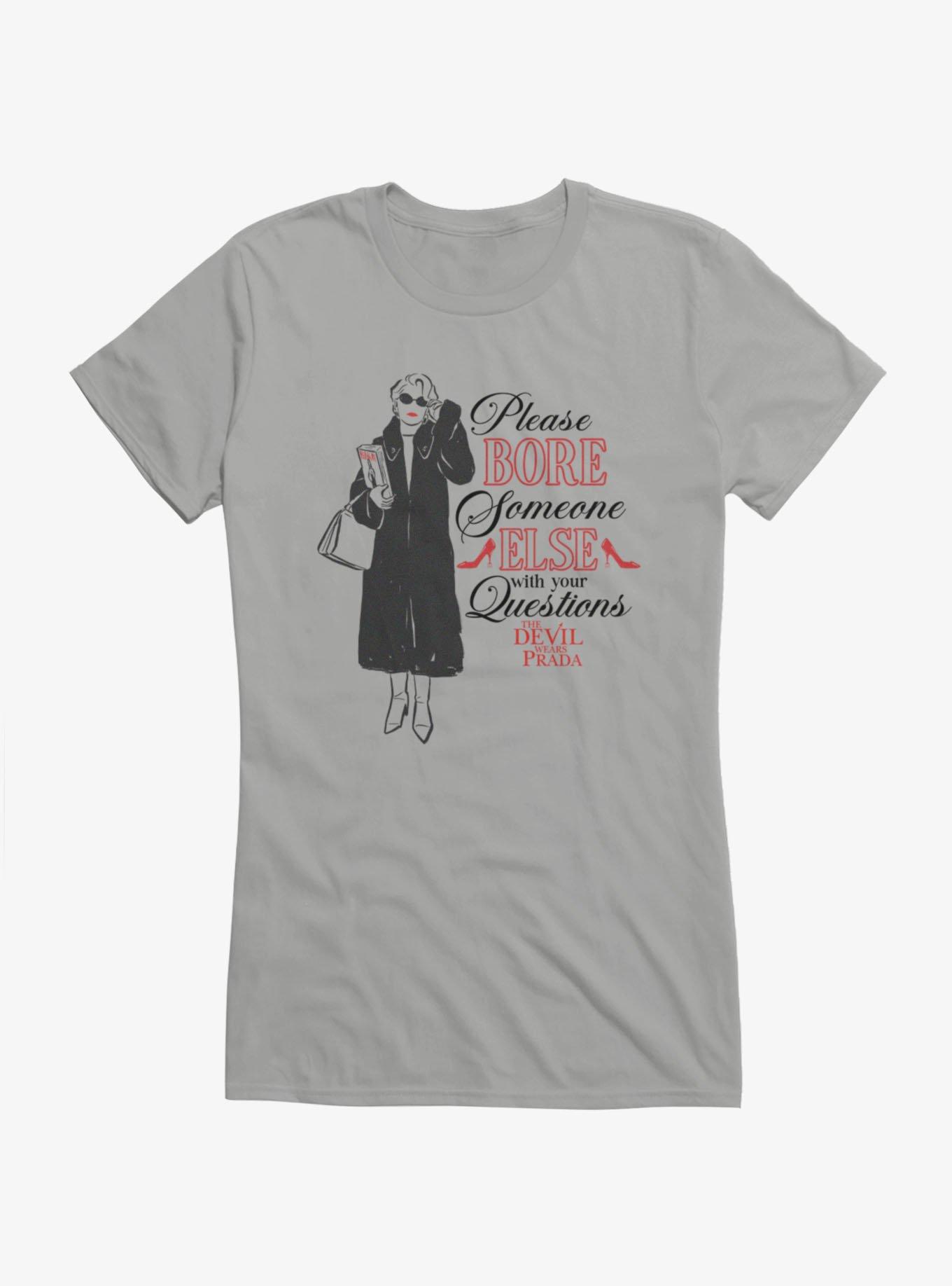 The Devil Wears Prada Miranda Please Bore Someone Else Girls T-Shirt, SPORT GRAY, hi-res
