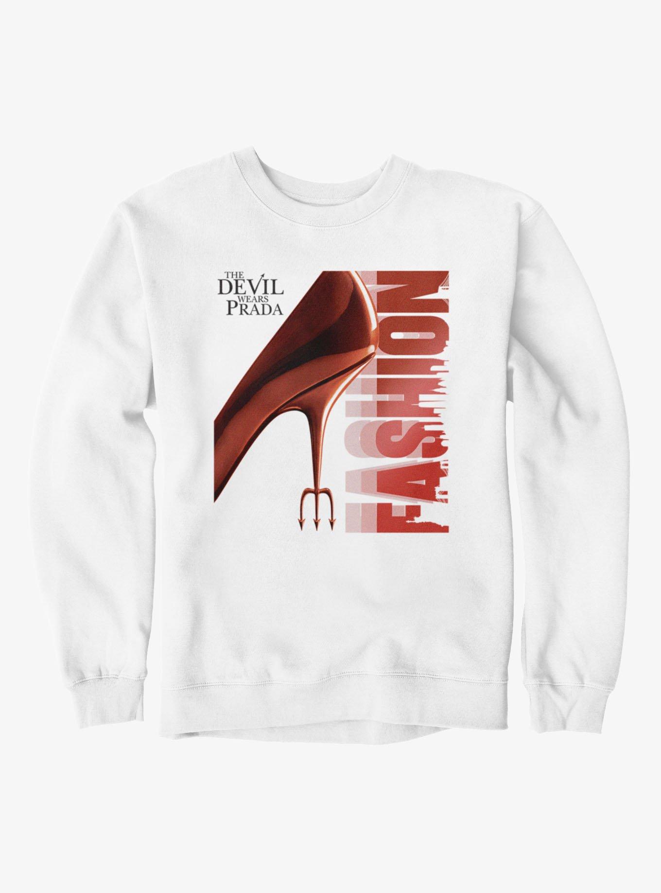 The Devil Wears Prada New York Skyline Fashion Heel Sweatshirt