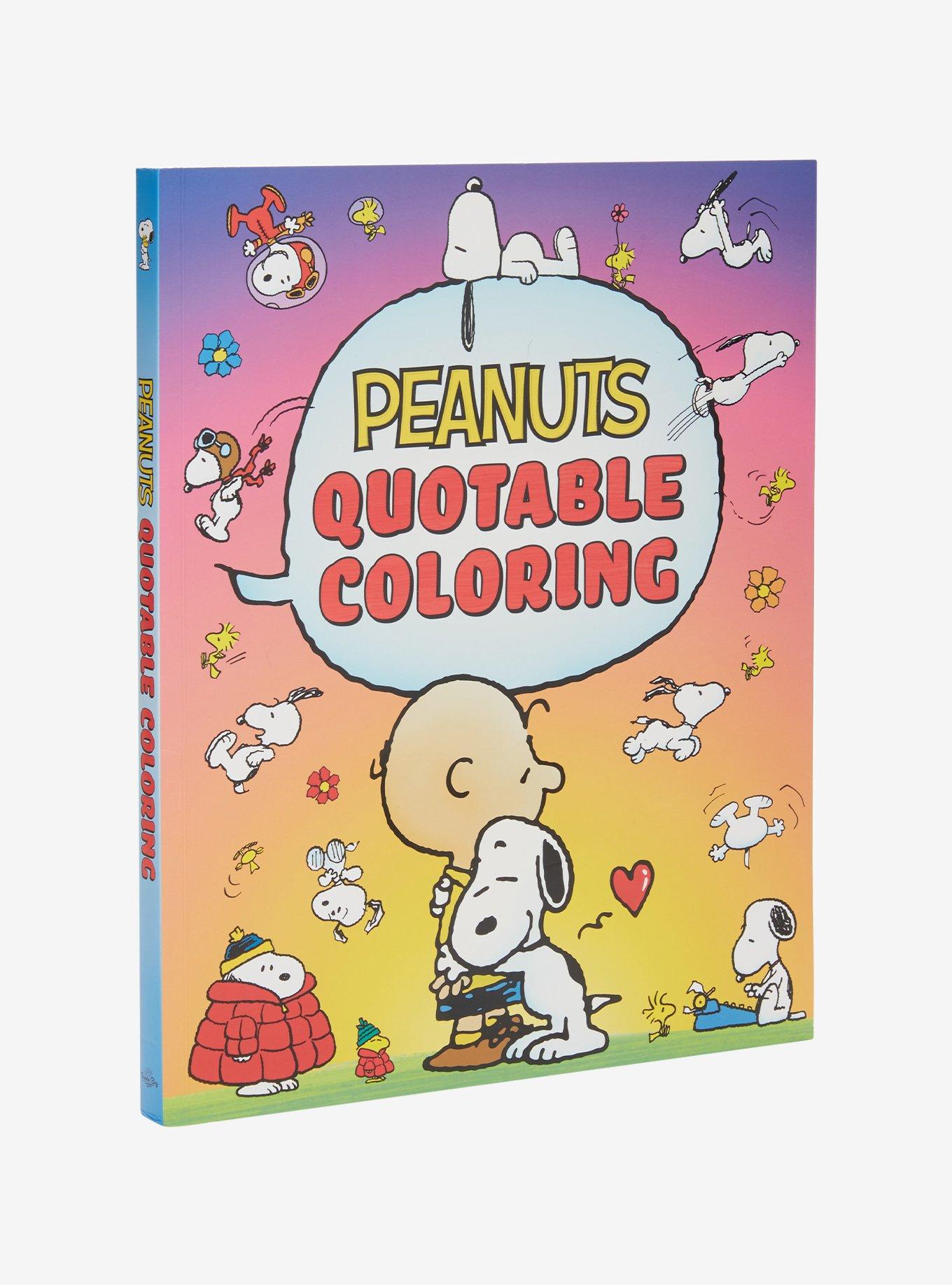 Peanuts Quotable Coloring Book
