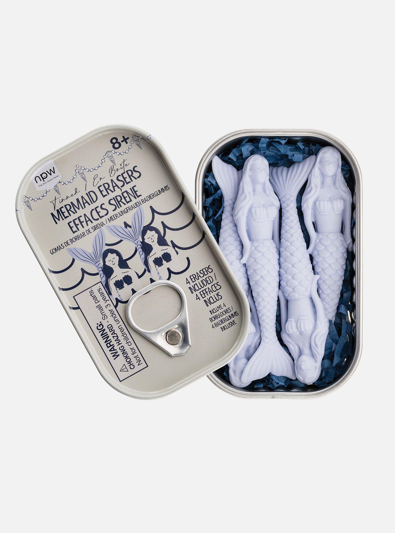 Mermaid Eraser Set, , hi-res