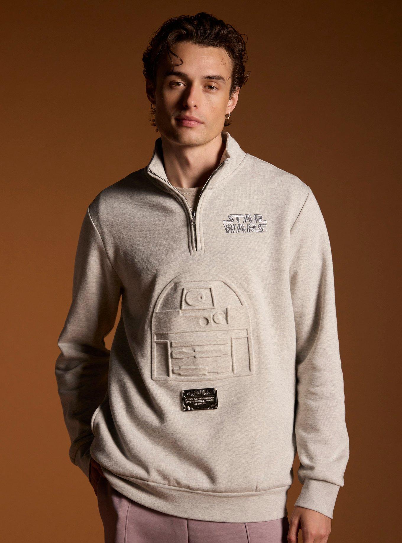 Star Wars R2-D2 & C-3PO Embossed Quarter Zip Our Universe Exclusive