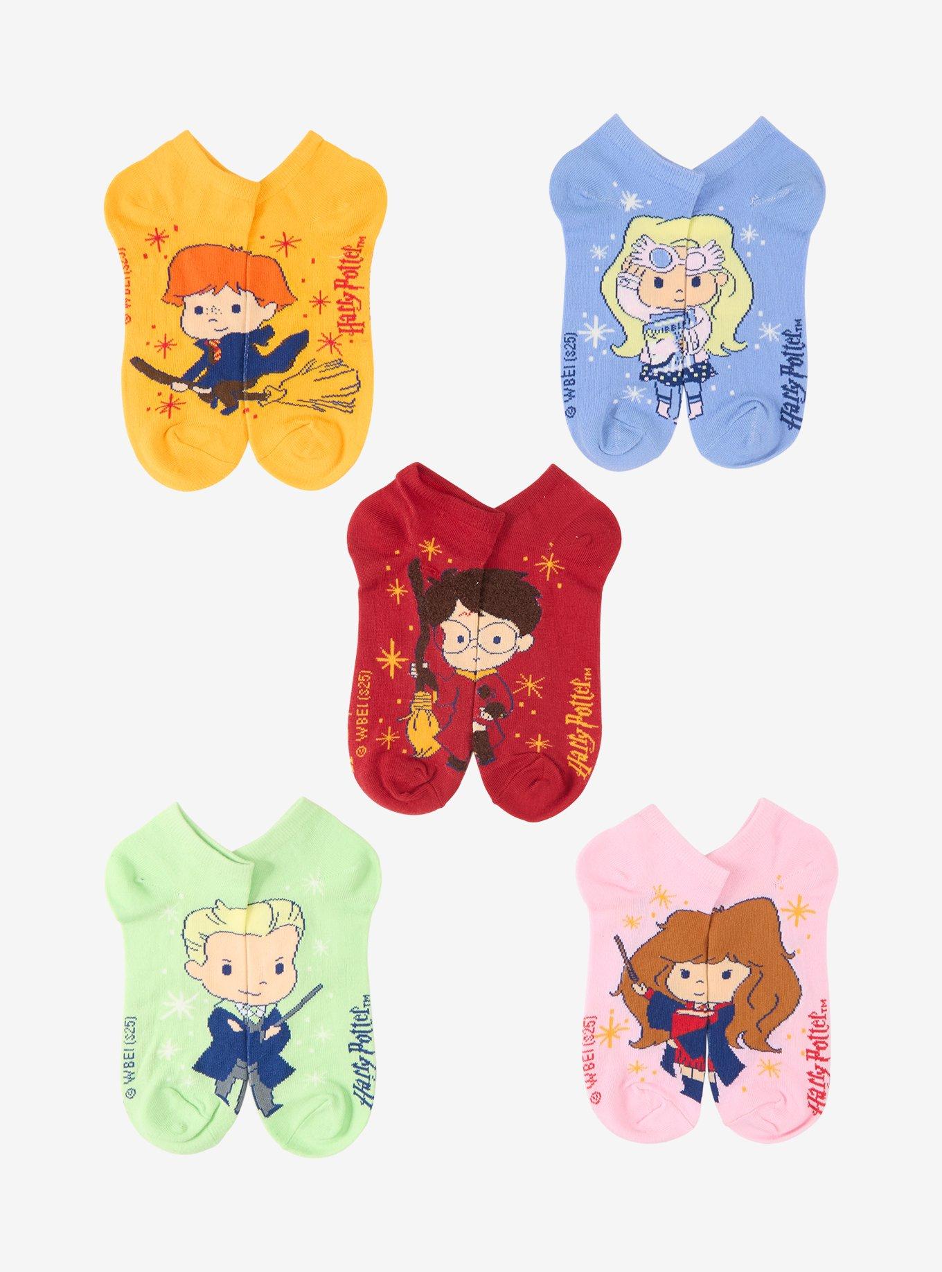 Harry Potter Chibi Character Ankle Sock Set, , hi-res