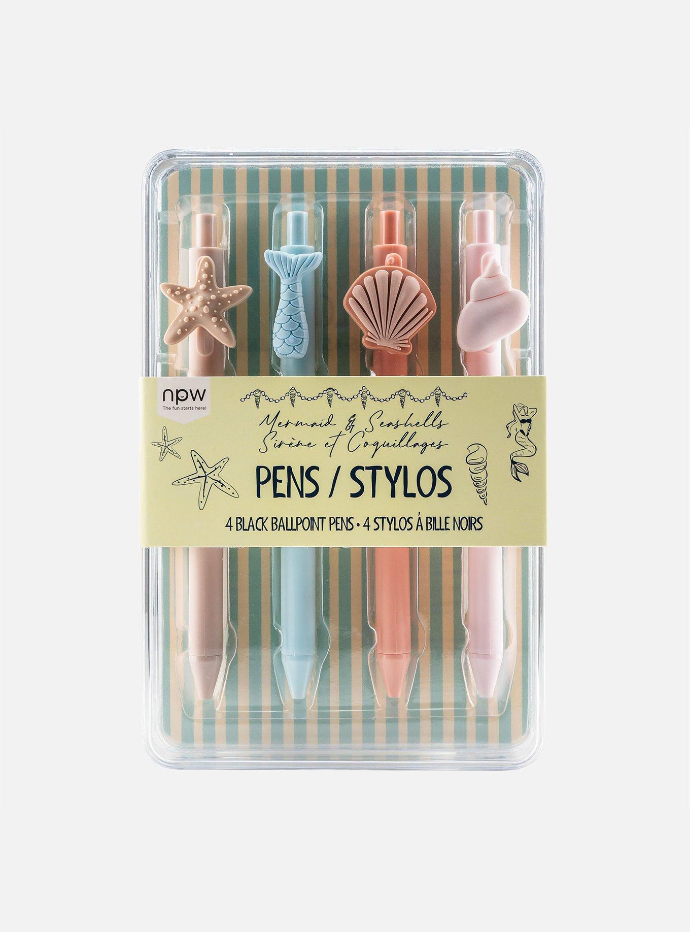 Mermaid & Shells Pen Set, , hi-res