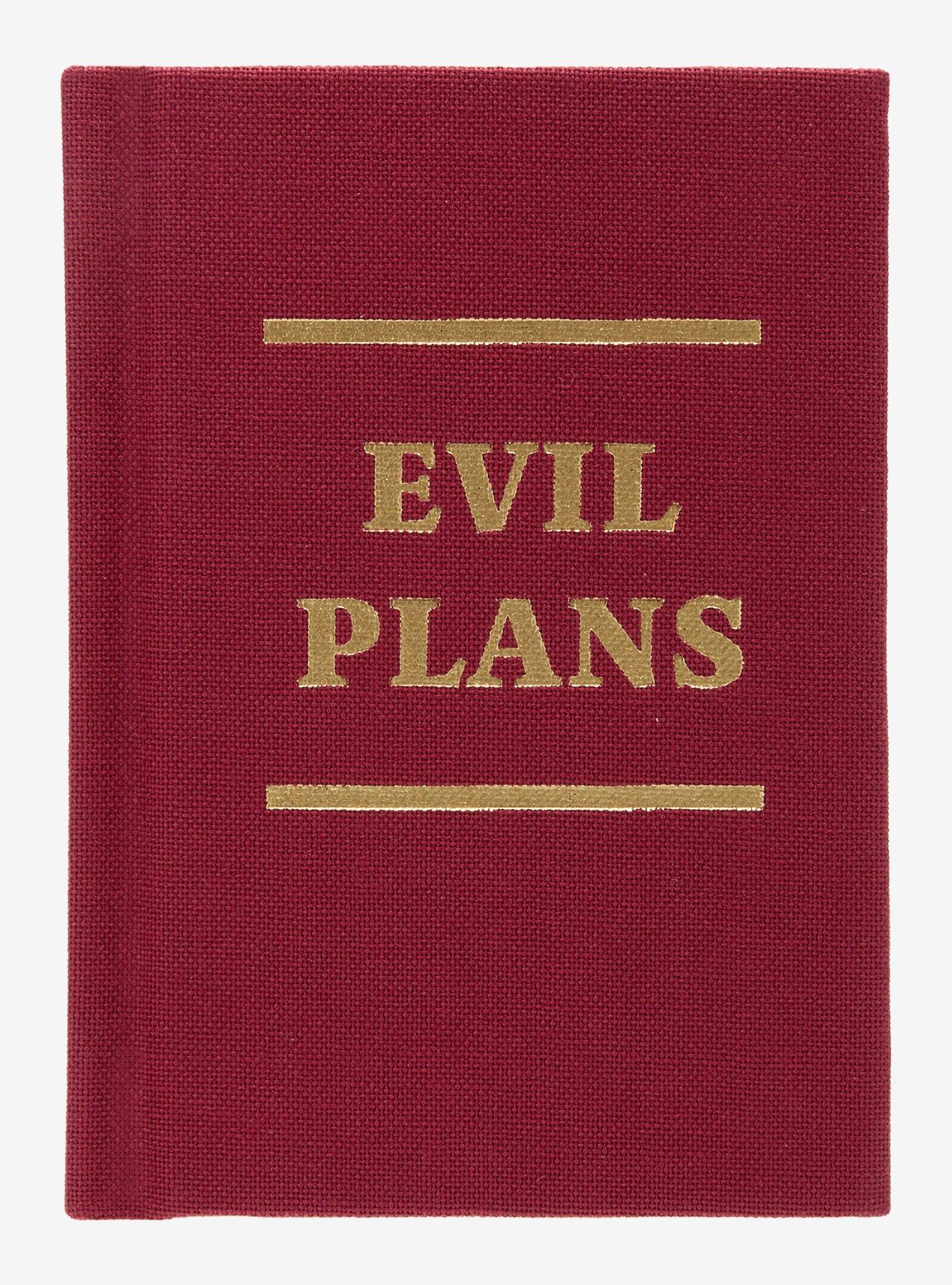 Evil Plans Mini Notebook, , hi-res