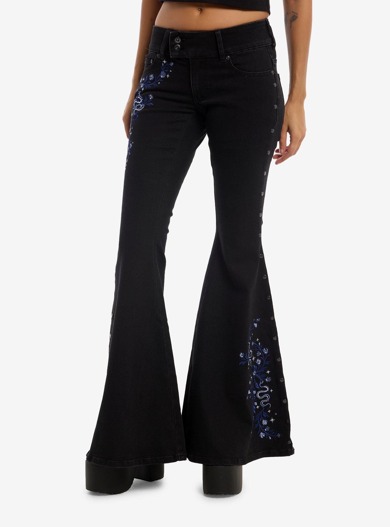 COSMICAURA Cosmic Aura Celestial Snake Flare Pants