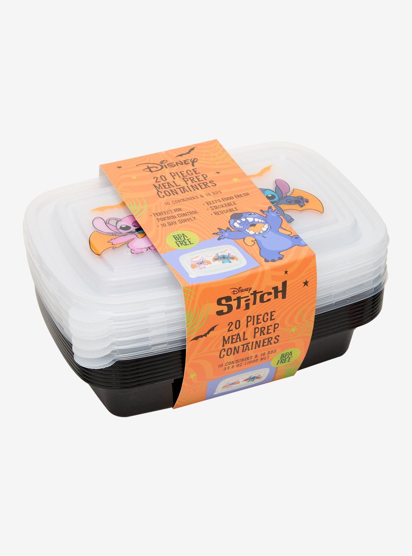 Disney Stitch & Angel Bats Meal Prep Container Set, , hi-res