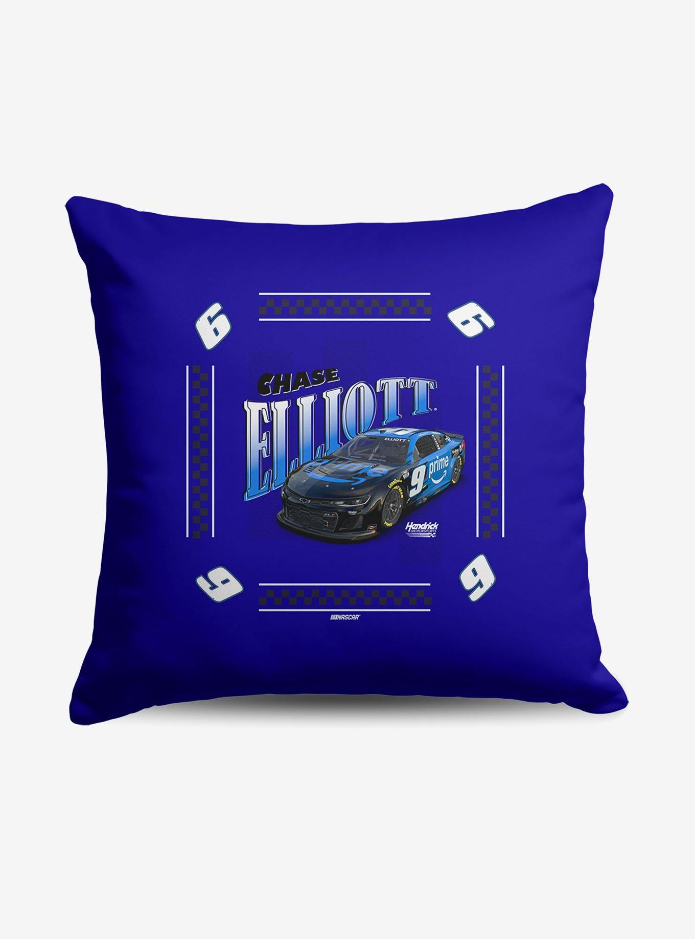 NASCAR Chase Elliott Prime Whimsical Checks Throw Pillow, , hi-res