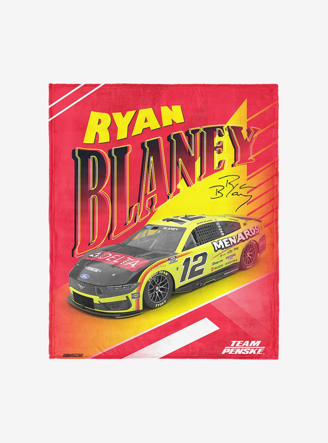 NASCAR Ryan Blaney Comet Car Silk Touch Throw Blanket, , hi-res